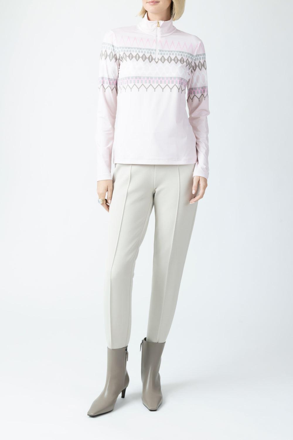  Beline Turtleneck Blouse-PINK-4-CLOTHINGTOPT-SHIRT-BOGNER 