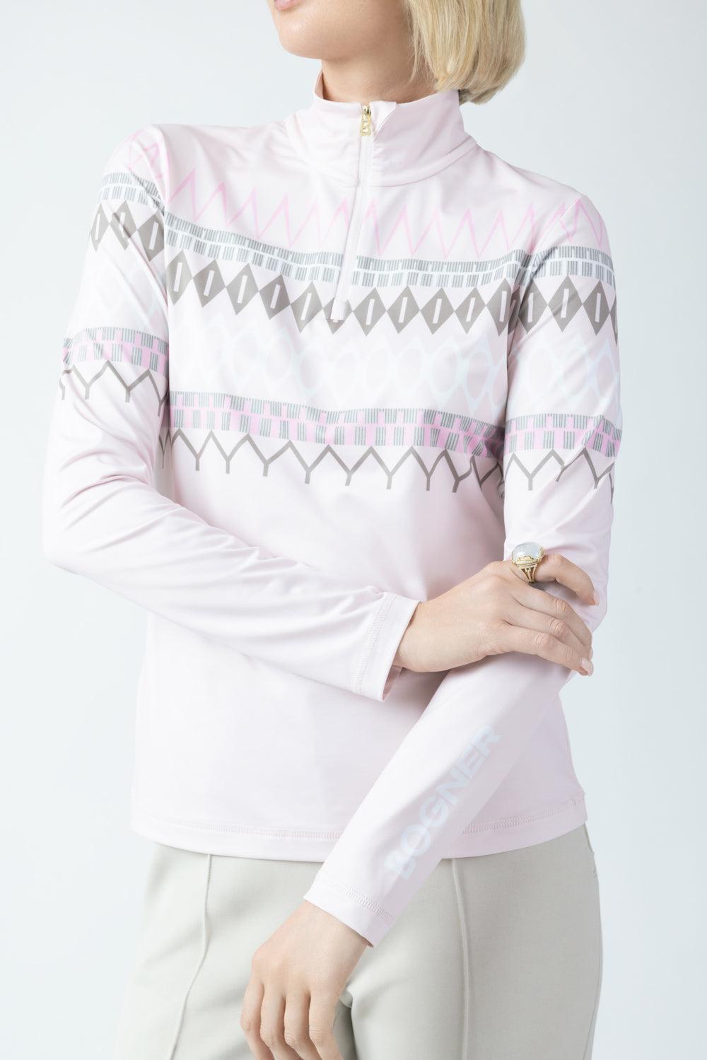 Beline Turtleneck Blouse-PINK-4-CLOTHINGTOPT-SHIRT-BOGNER