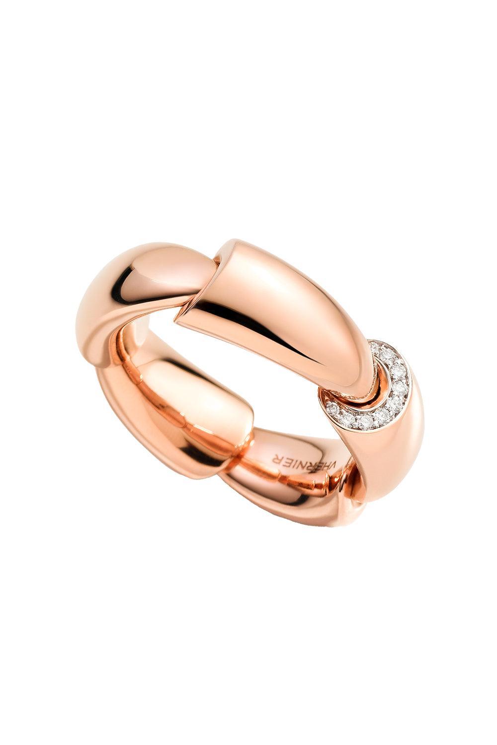 Diamond Three Section Calla Midi Ring-ROSE GOLD-6.25-JEWELRYFINE JEWELRING-VHERNIER
