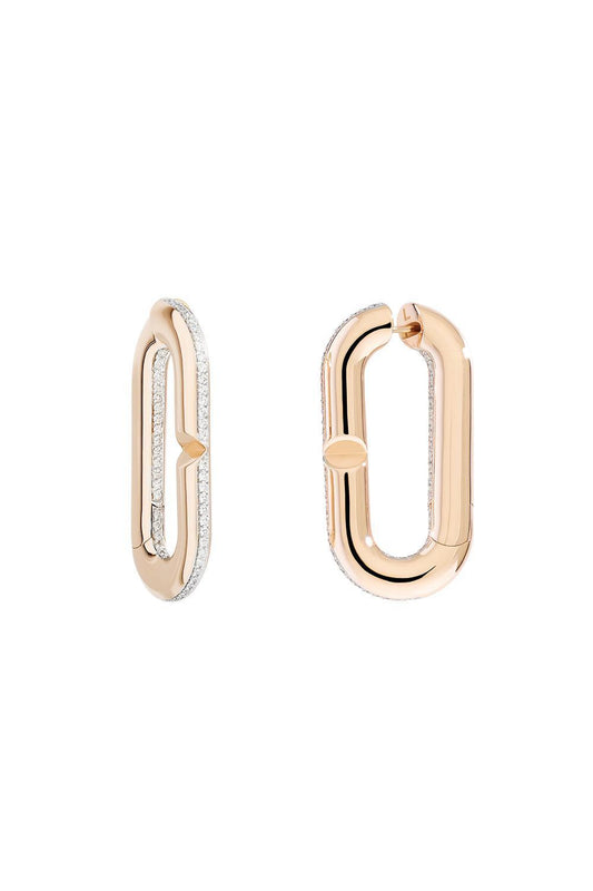 Diamond Maxi Mon Jeu Earrings-ROSE GOLD-JEWELRYFINE JEWELEARRING-VHERNIER