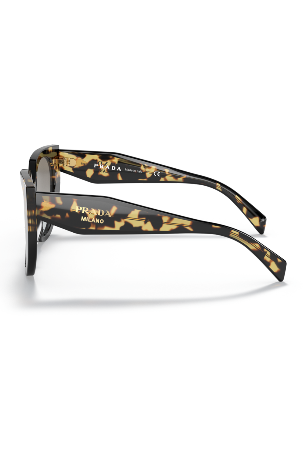 Geometric Cat Eye Sunglasses-MTORTBLK-ACCESSORIESUNGLASSES-PRADA