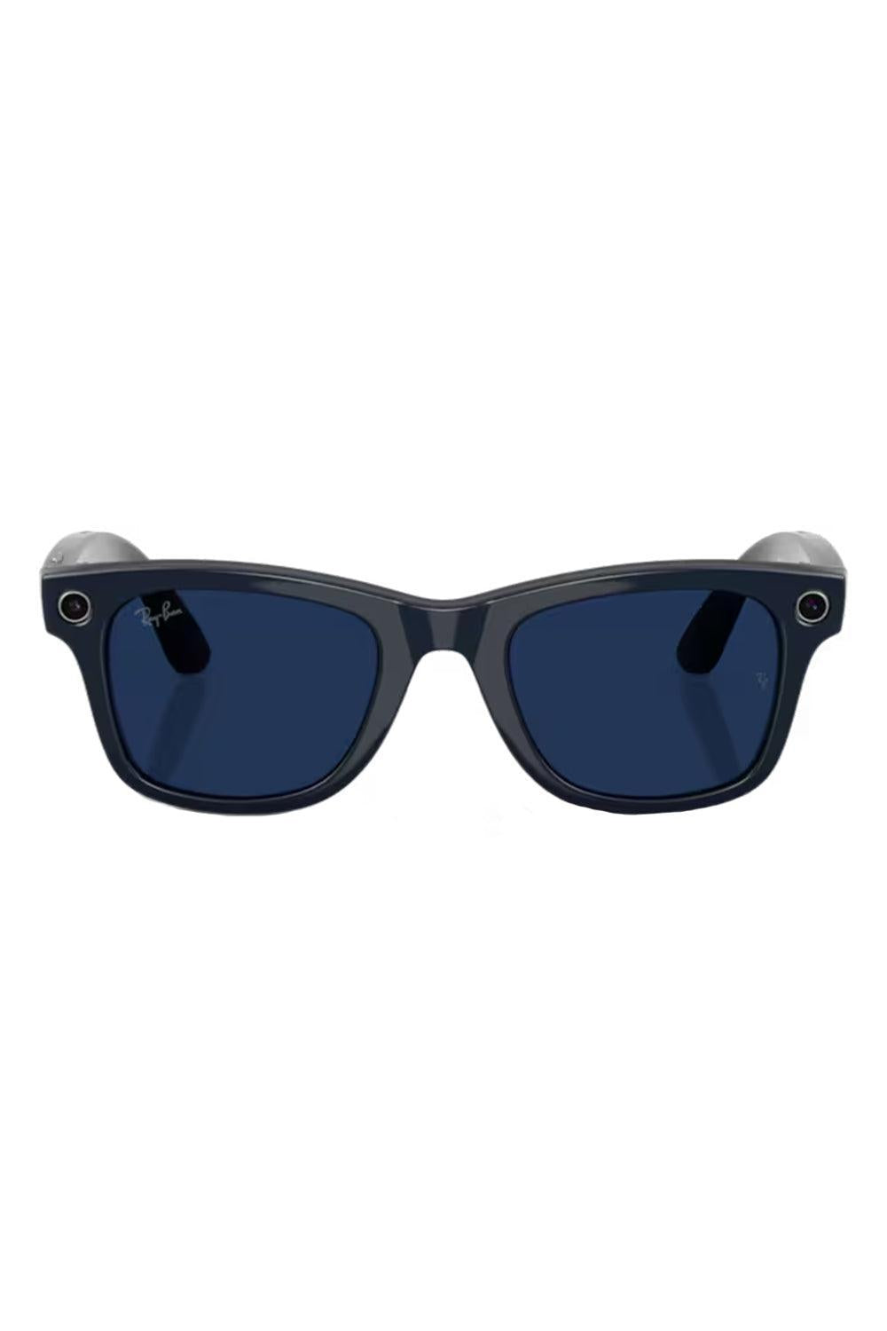 Meta Wayfarer Gen 2 Sunglasses - Shiny Cosmic Blue Sapphire-BLUE-ACCESSORIESUNGLASSES-RAY-BAN
