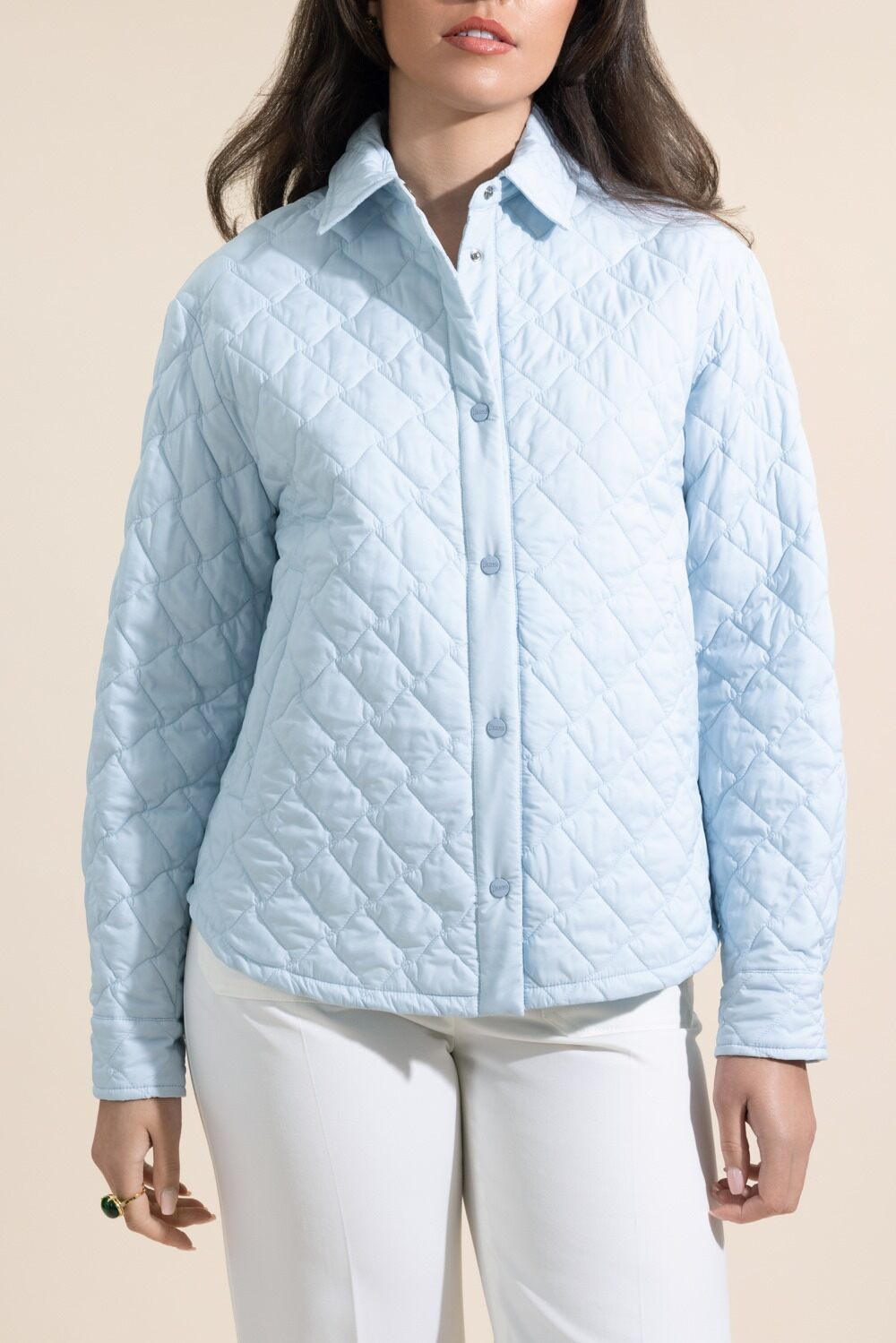 Quilted Shirt Jacket-BLUE-38-CLOTHINGJACKETCASUAL-HERNO