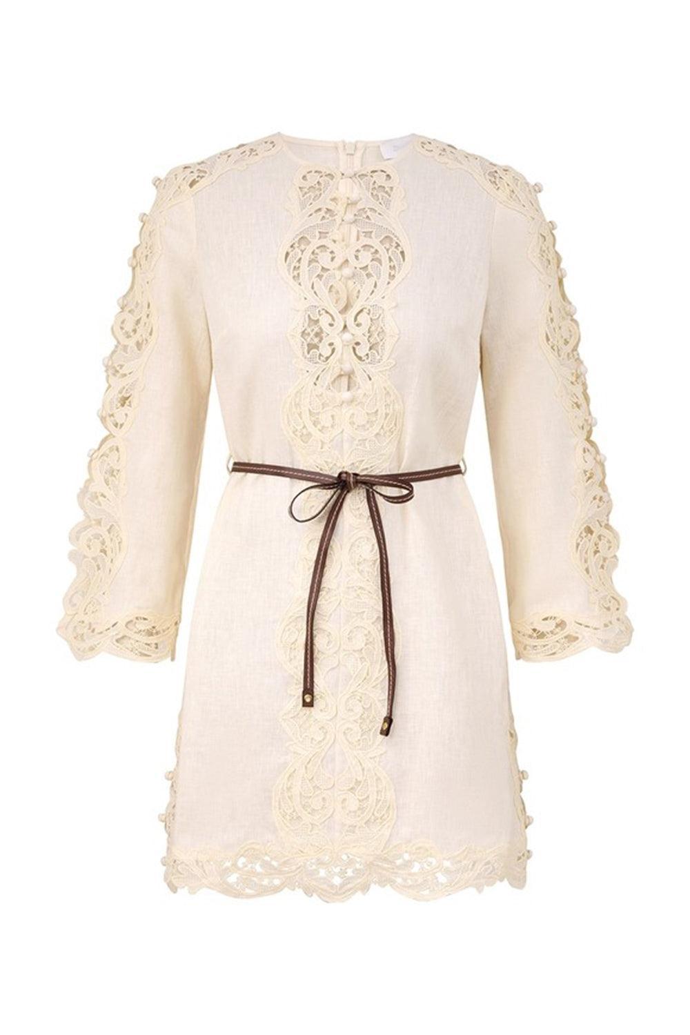 Awaken Embroidered Tunic-CREAM-0-CLOTHINGTOPTUNIC-ZIMMERMANN