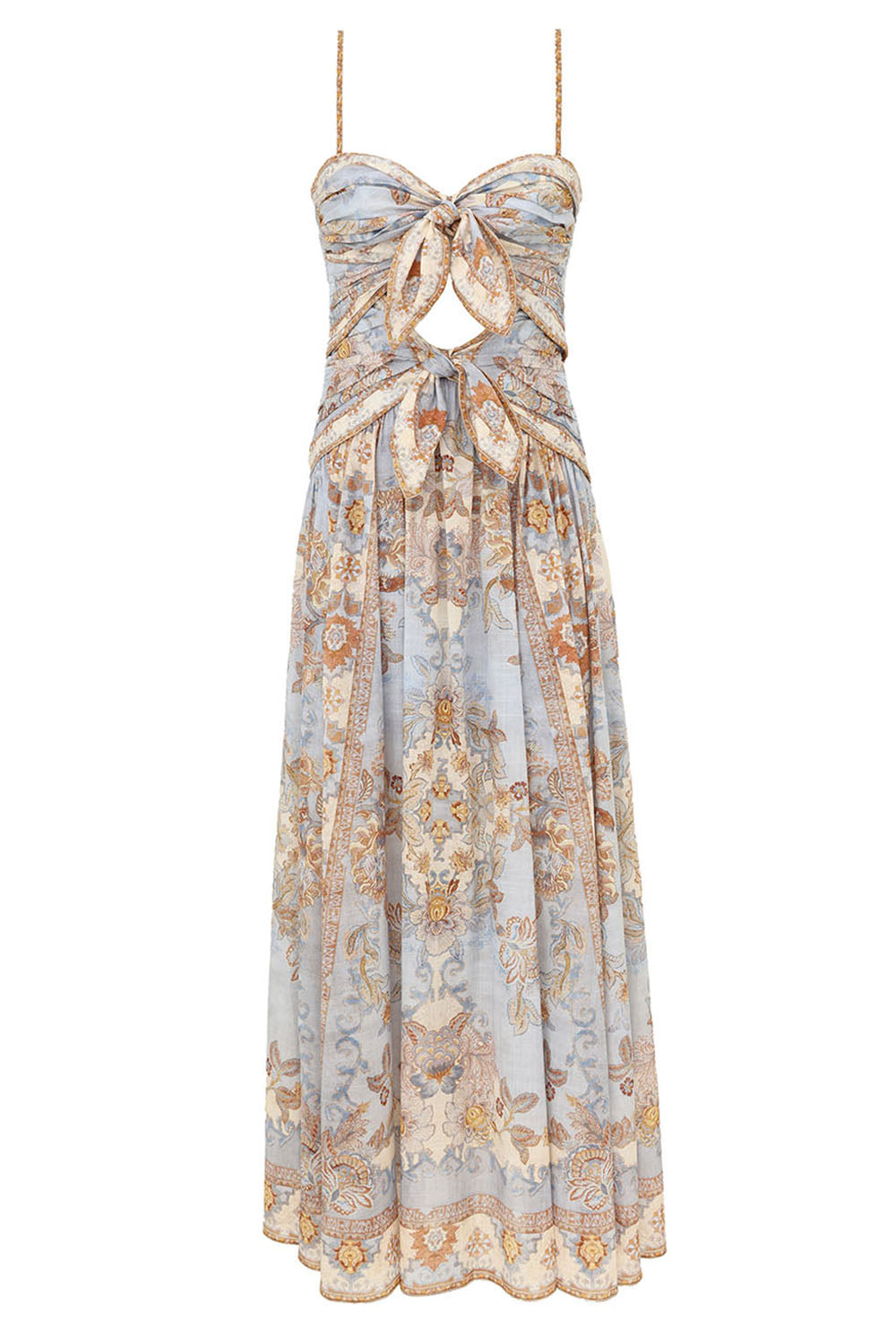 Echo Scarf Midi Dress-NOVELTY-0-CLOTHINGDRESSCASUAL-ZIMMERMANN