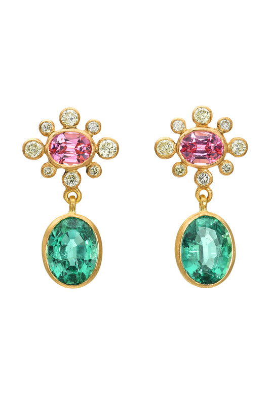 Emerald Rani Earrings