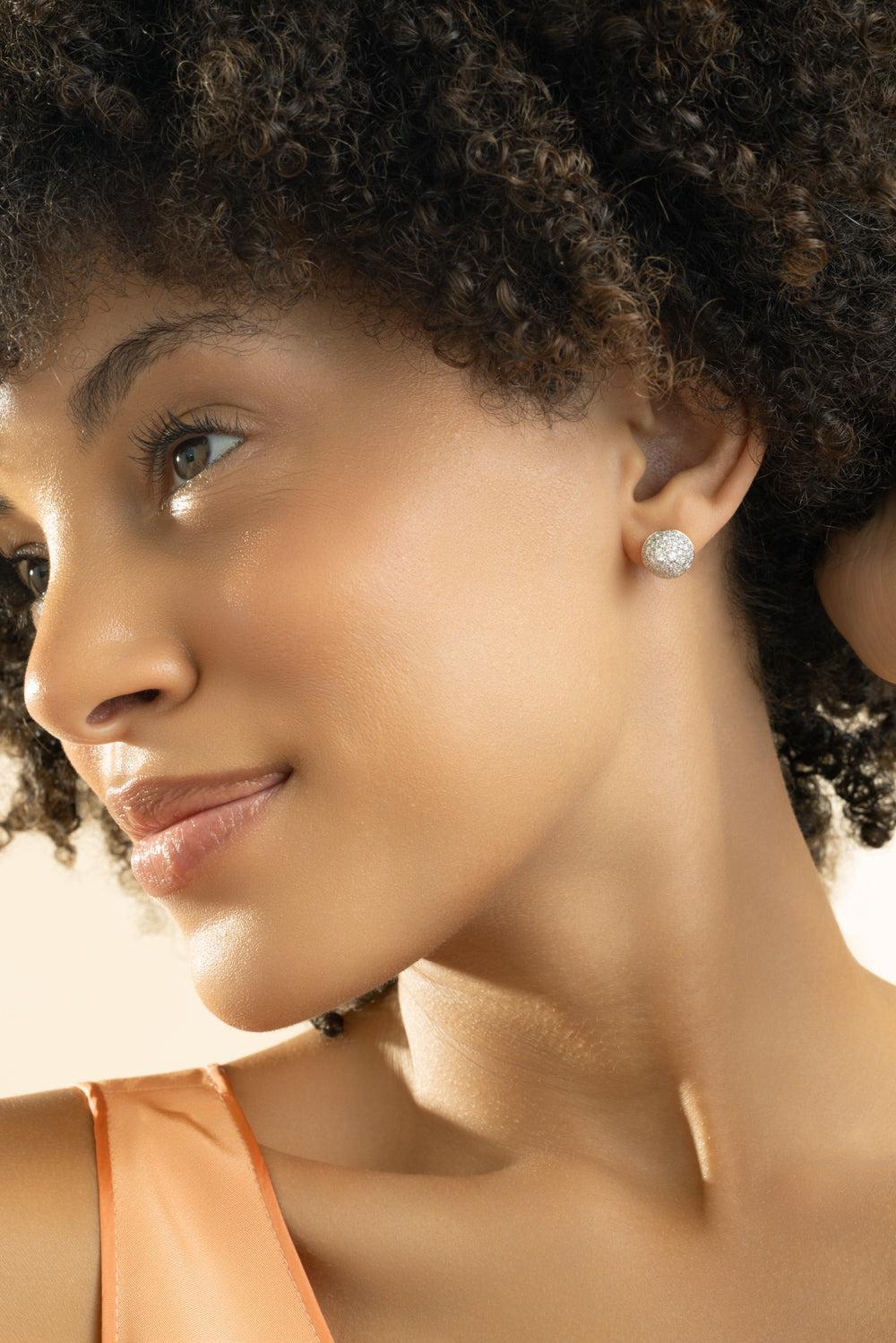 Diamond Bahia Statement Earrings-YELLOW GOLD-JEWELRYFINE JEWELEARRING-GRAZIELA