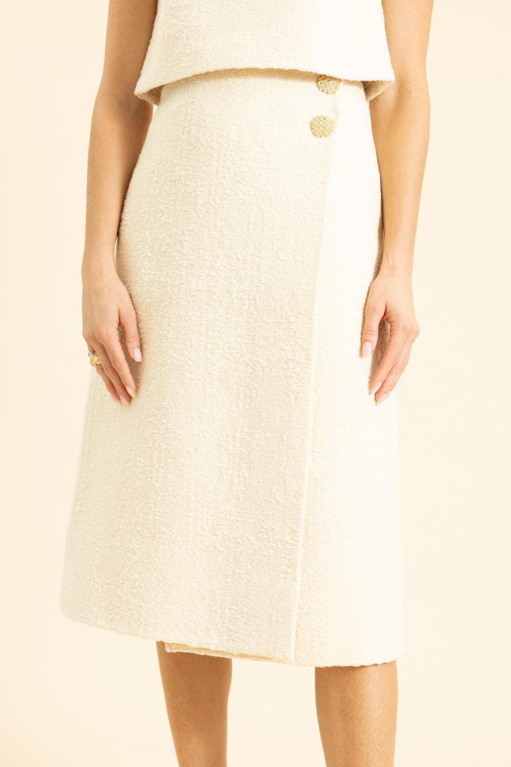 Luca Skirt-CLDTWEED-XS-CLOTHINGSKIRTMIDI-CARA CARA