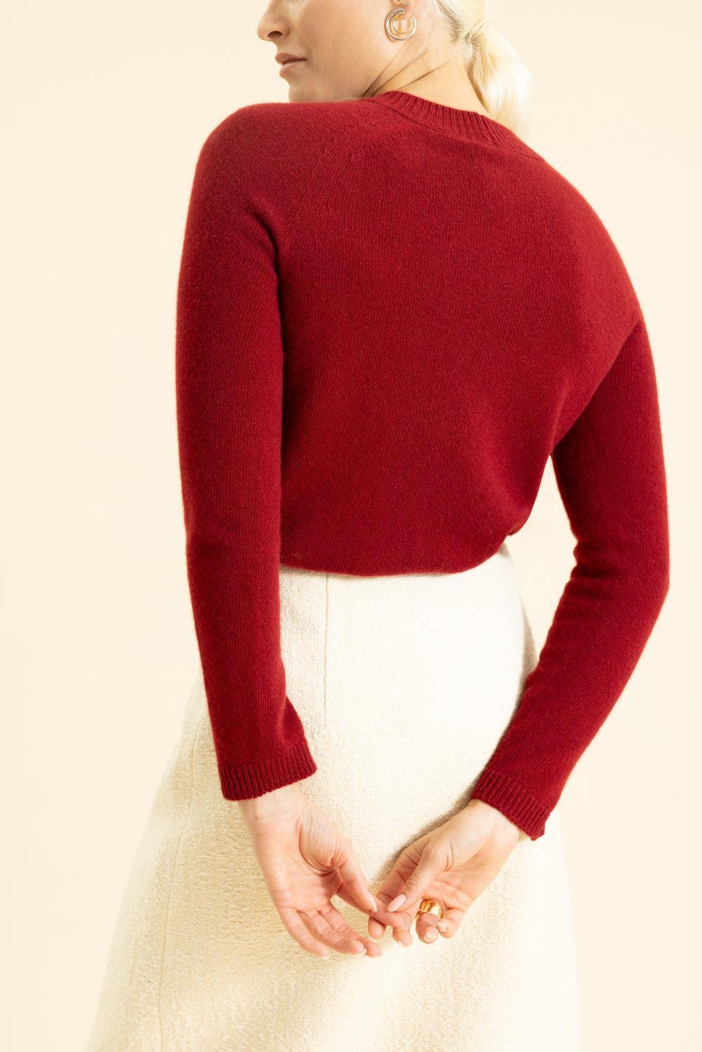 Damasco Sweater-RED-XS-CLOTHINGTOPSWEATER-MAX MARA