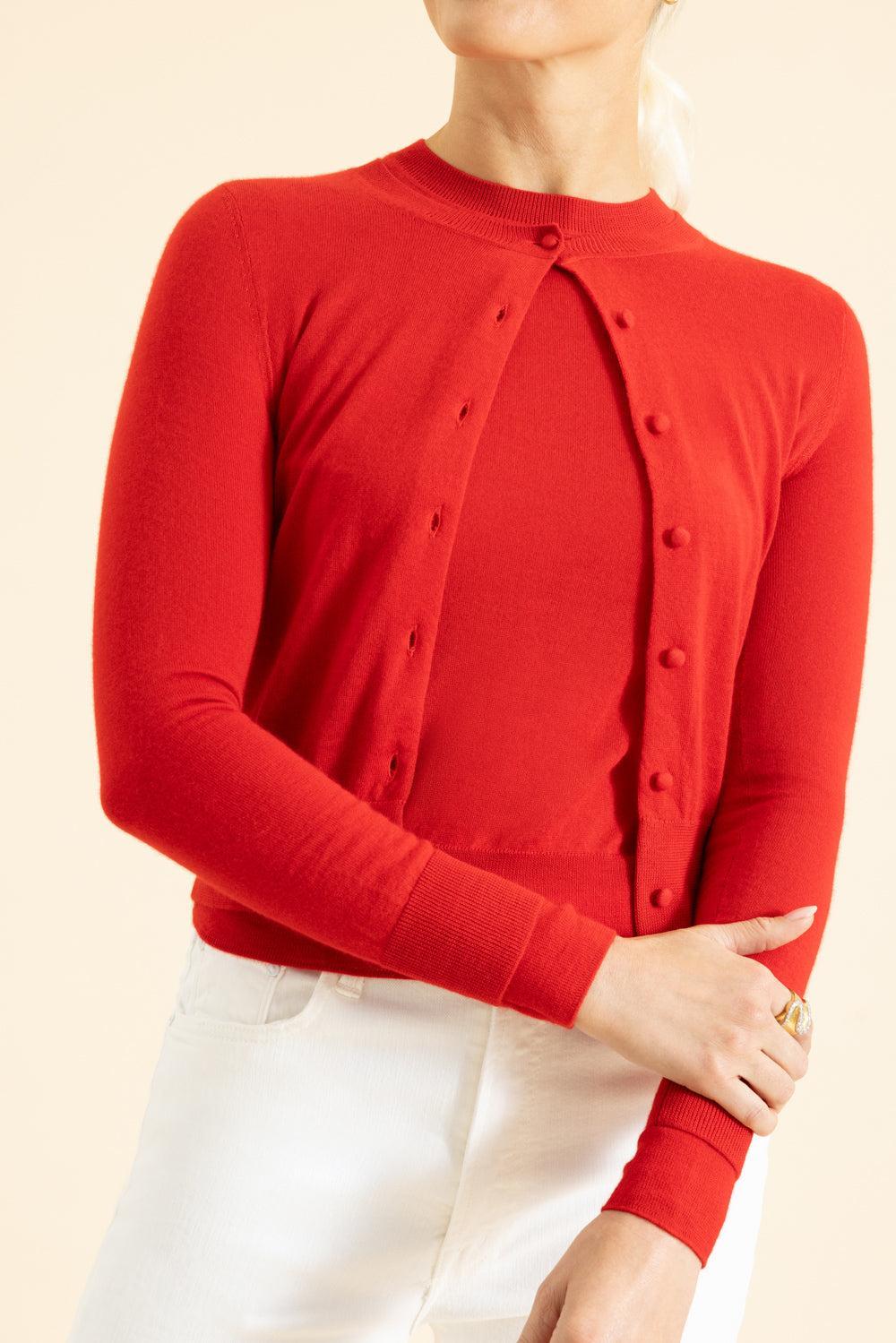 Worth Cardigan-POPPY-XS-CLOTHINGTOPCARDIGAN-ADAM LIPPES