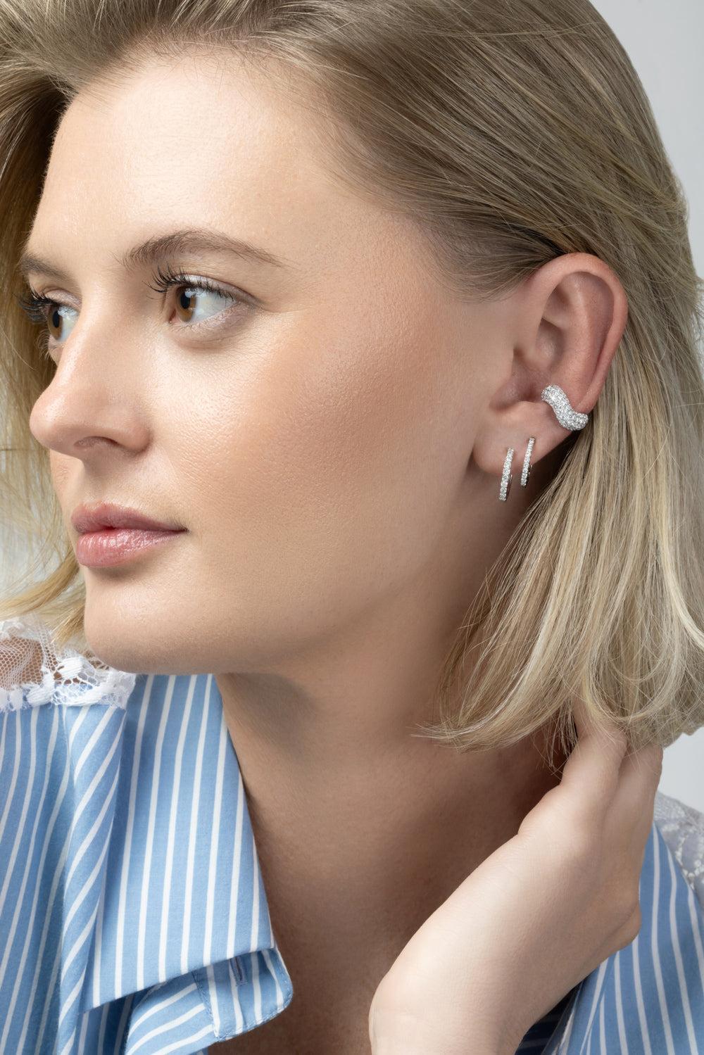 Diamond Pave Curve Ear Cuff-WHITE GOLD-JEWELRYFINE JEWELEARRING-SOFIA LAROUSSI 