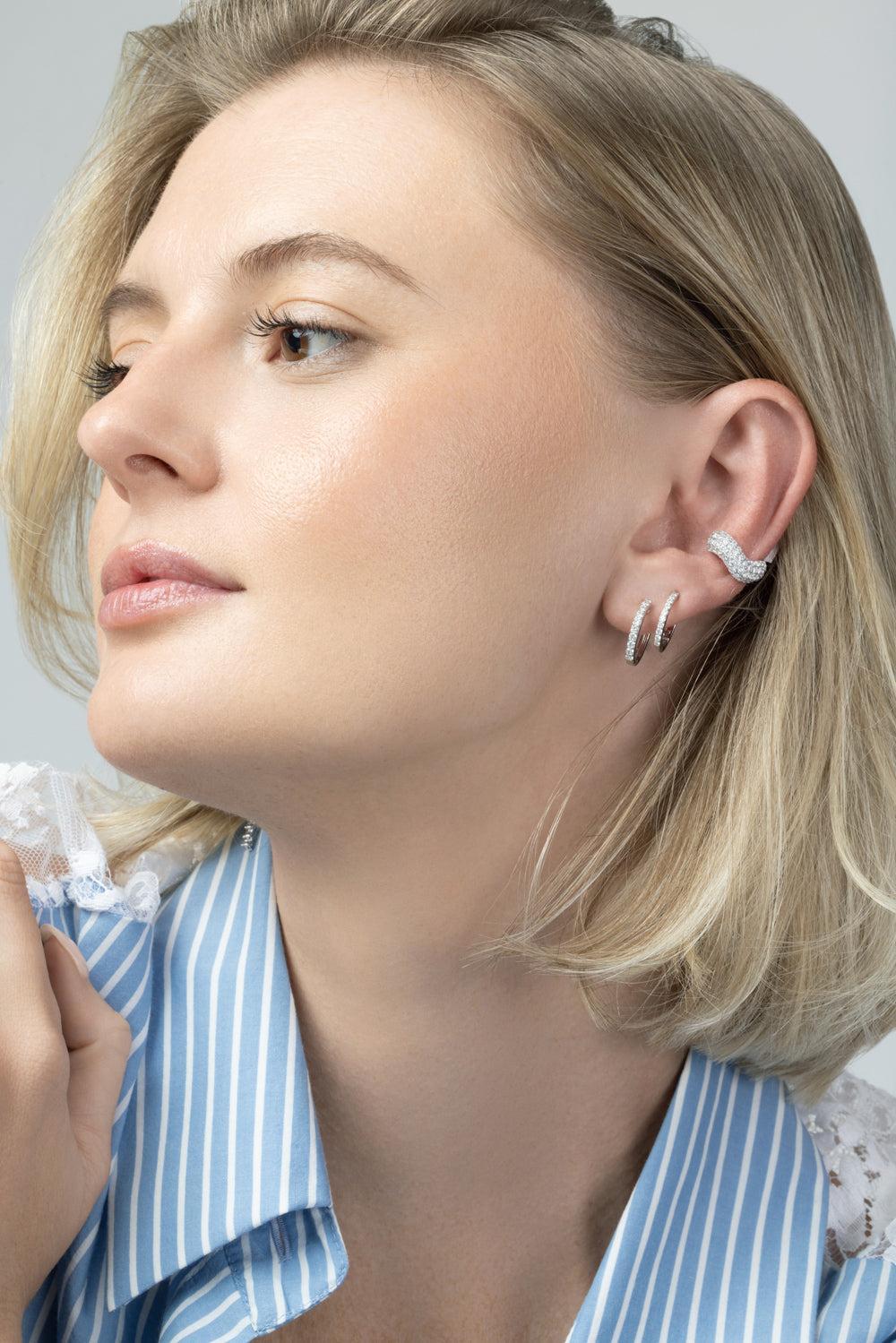  Diamond Pave Curve Ear Cuff-WHITE GOLD-JEWELRYFINE JEWELEARRING-SOFIA LAROUSSI 