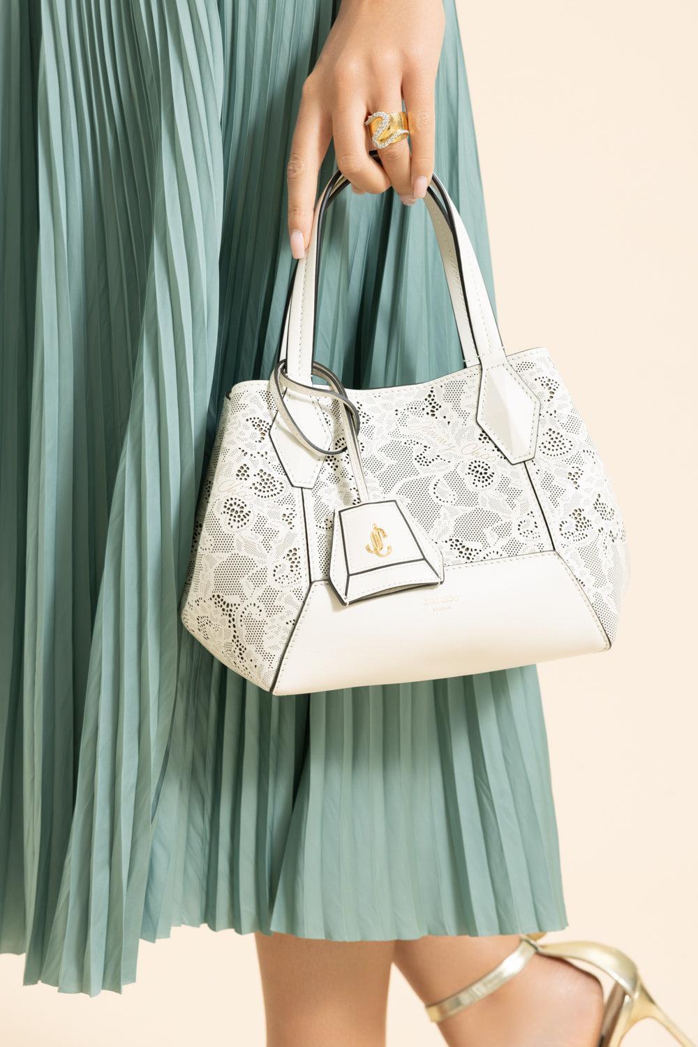 Diamond Mini Tote - Natural Gold-NAT/GOLD-HANDBAGTOTES-JIMMY CHOO