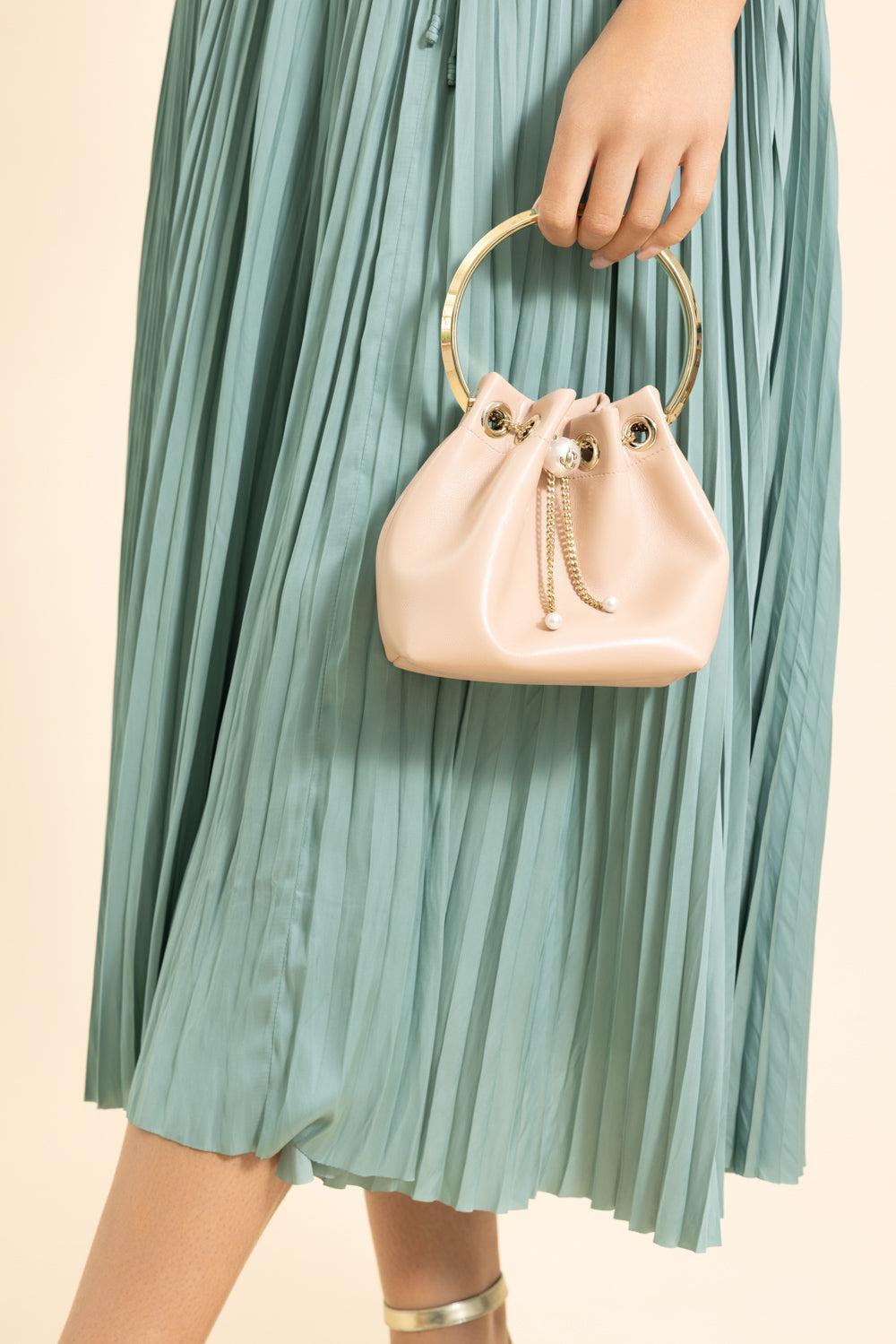 Bon Bon Nappa Bag-MACRNLGD-HANDBAGTOP HANDLE-JIMMY CHOO