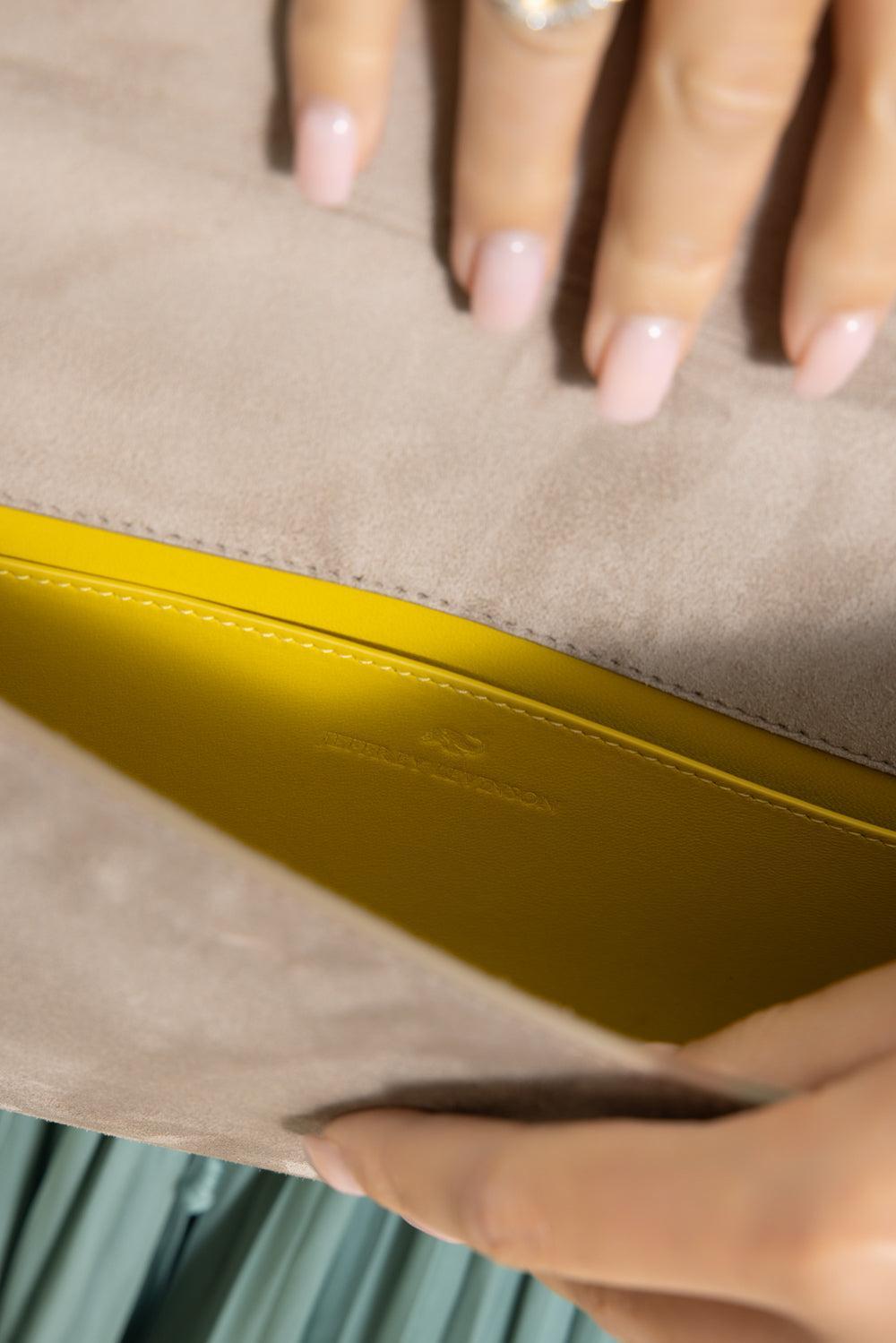 Alex Clutch - Stone Grey-STONE-HANDBAGCLUTCHES-JEFFREY LEVINSON