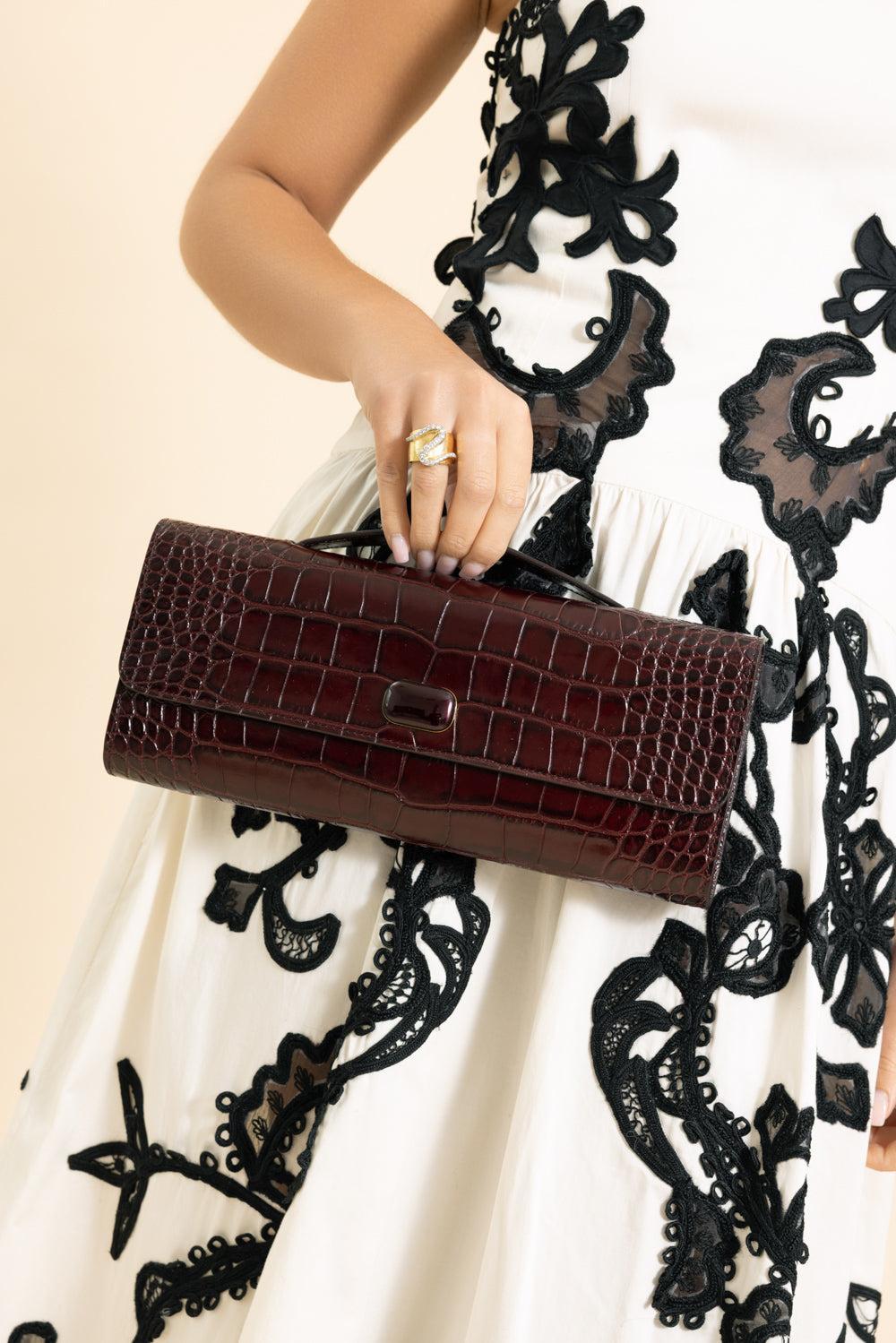 Alex Clutch - Malbec-MALBEC-HANDBAGCLUTCHES-JEFFREY LEVINSON