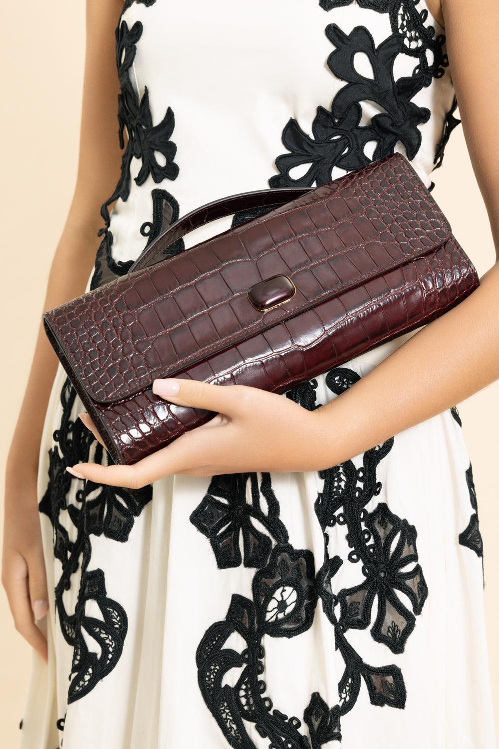 Alex Clutch - Malbec-MALBEC-HANDBAGCLUTCHES-JEFFREY LEVINSON