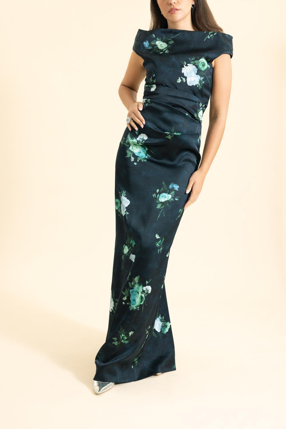 Short Sleeve Gown-ABSTRSNV-2-CLOTHINGDRESSGOWN-ERDEM