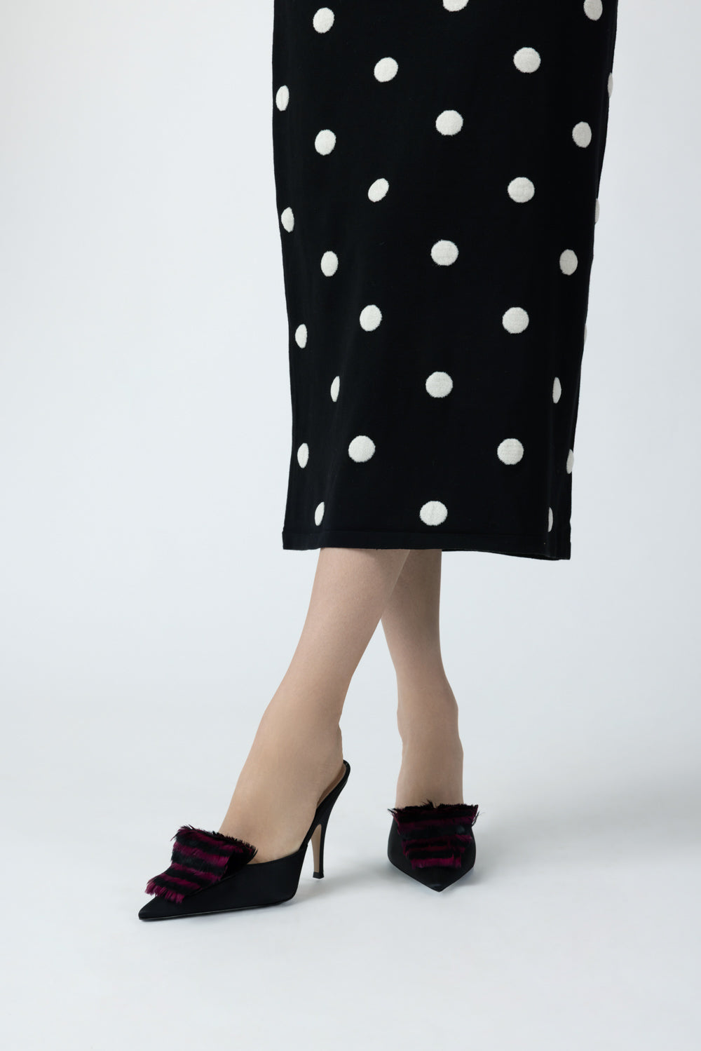 Nappa Satin Mule 95