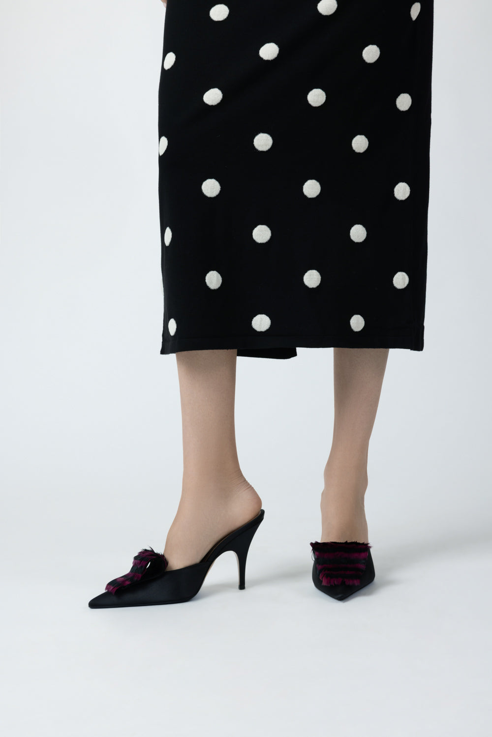 Nappa Satin Mule 95