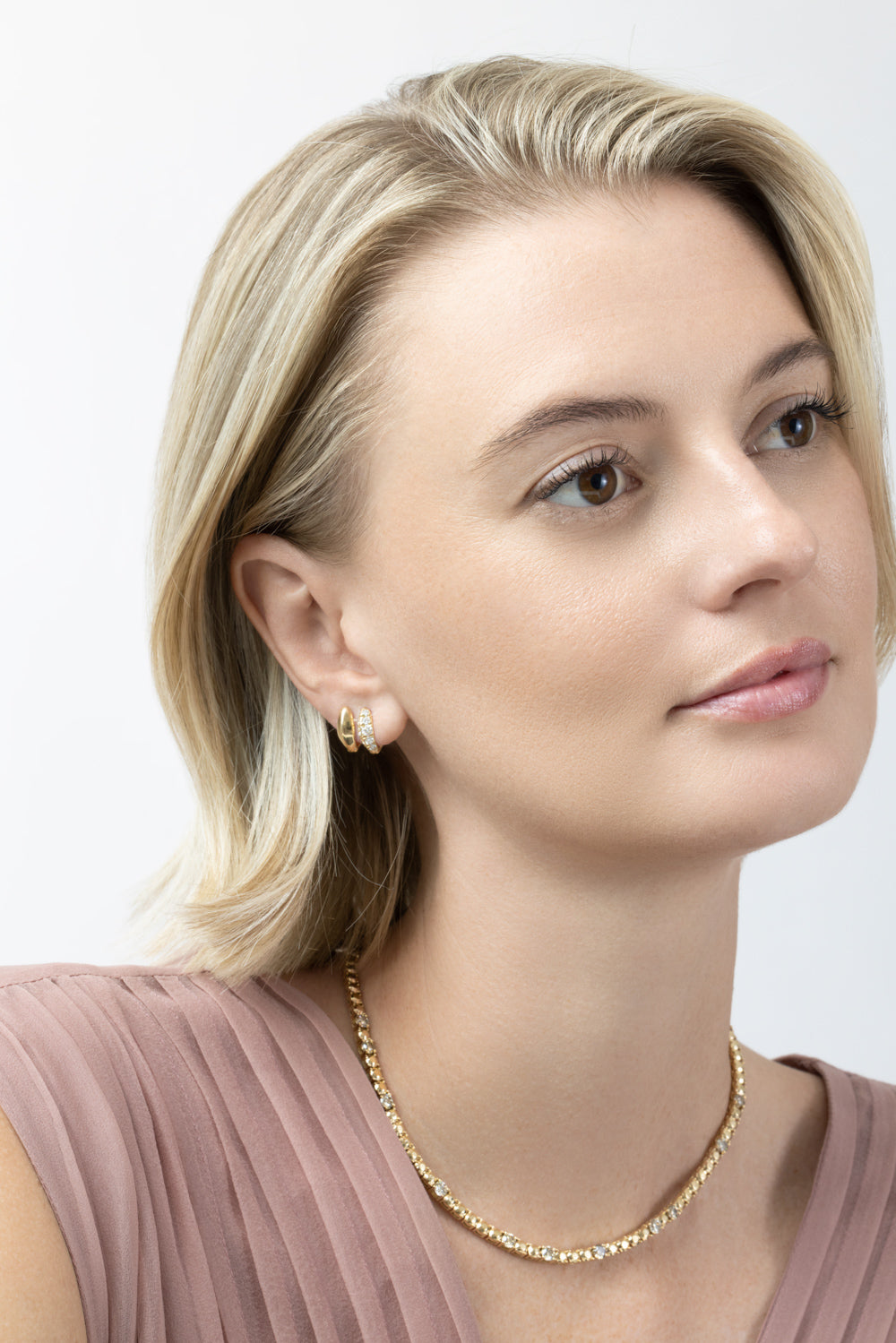 Millie Huggie Hoop Earrings