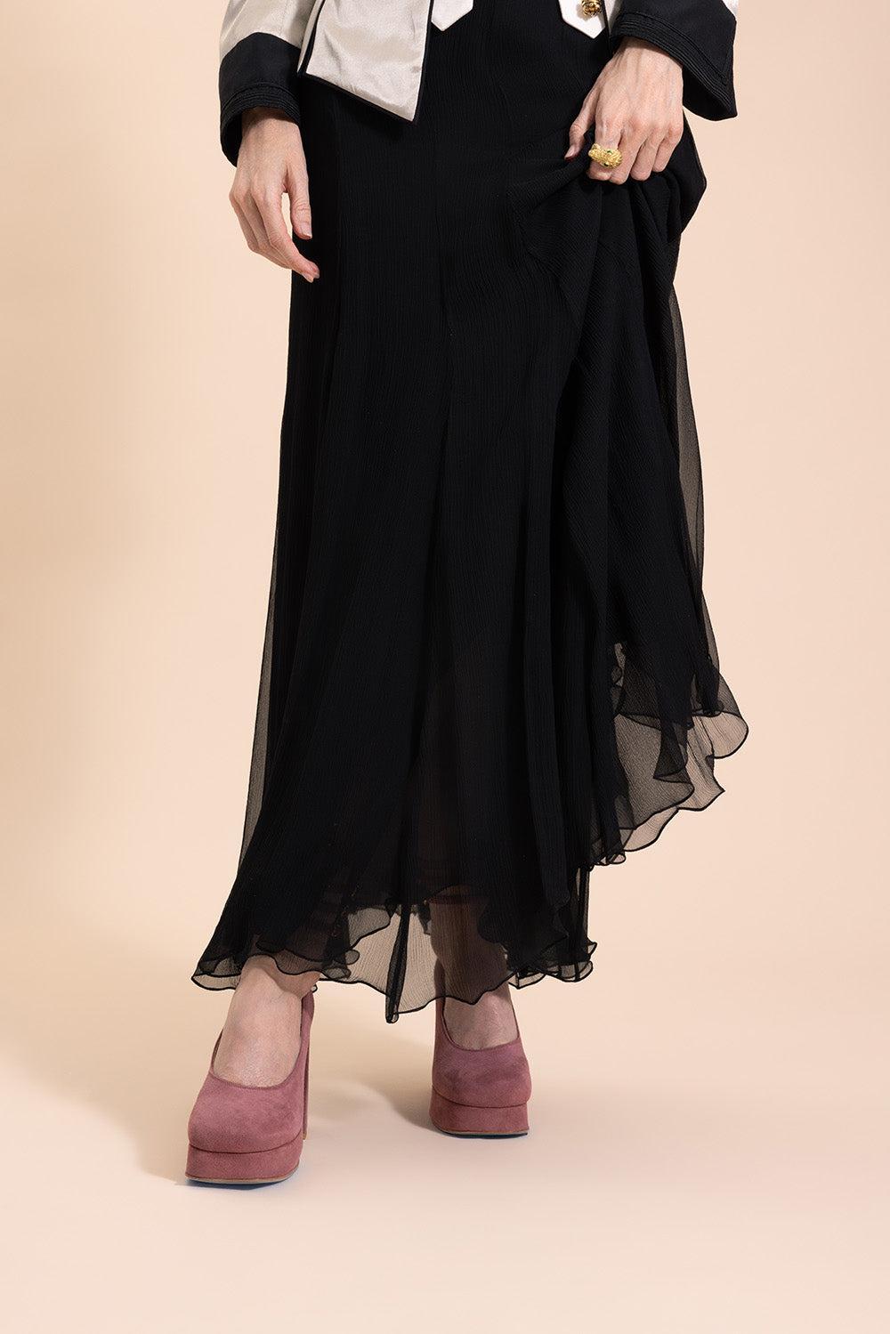 Loti Suede Platform Heel-FDDROSE-37-SHOEPUMP-CHLOÉ