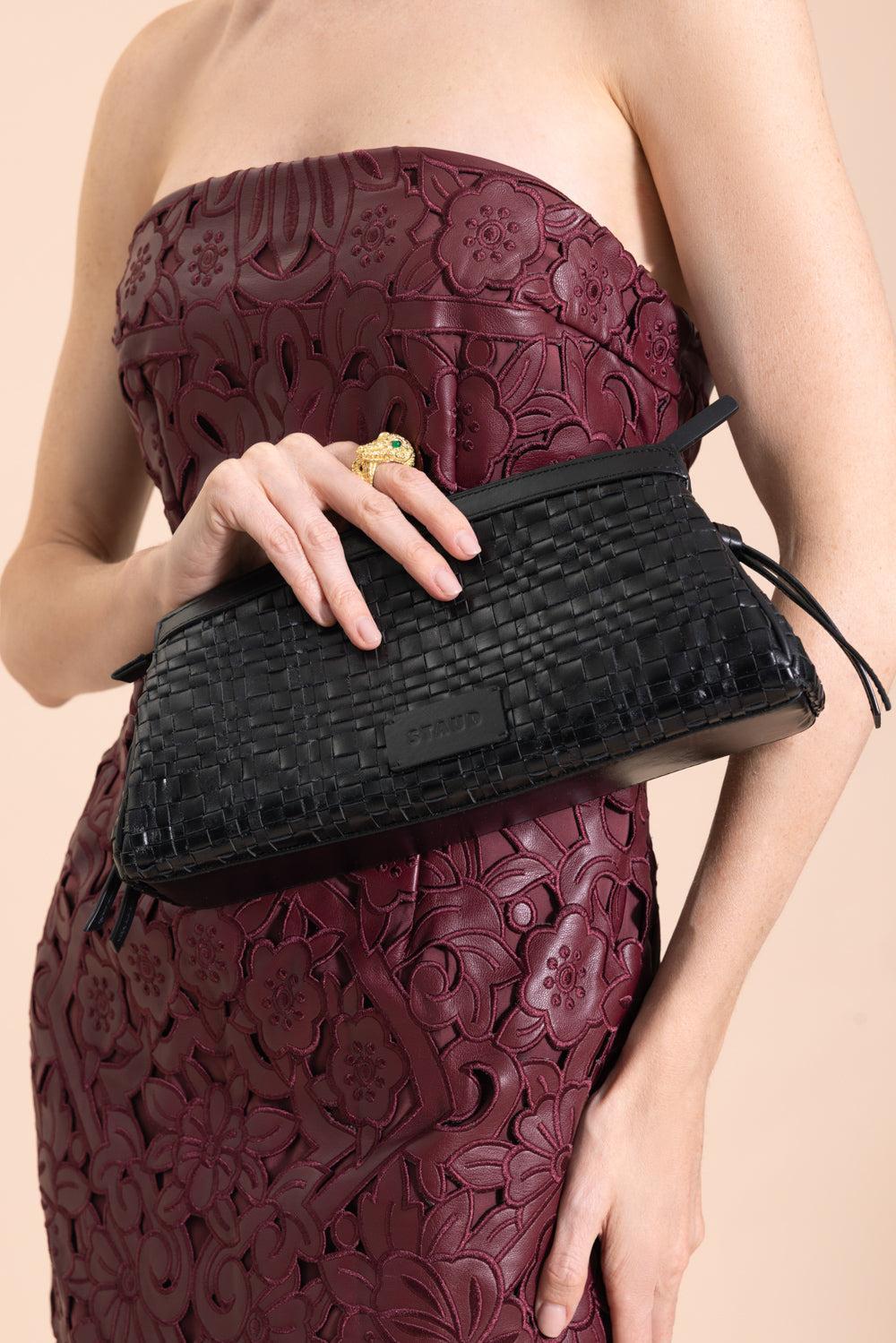 Maude Clutch-BLACK-HANDBAGCLUTCHES-STAUD