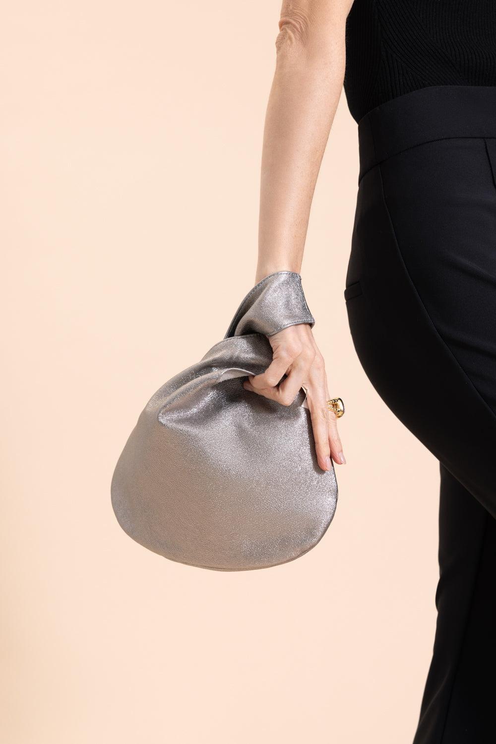 Nexus Clutch - Titanium-TITANIUM-O/S-HANDBAGCLUTCHES-MARY SMALLWOOD