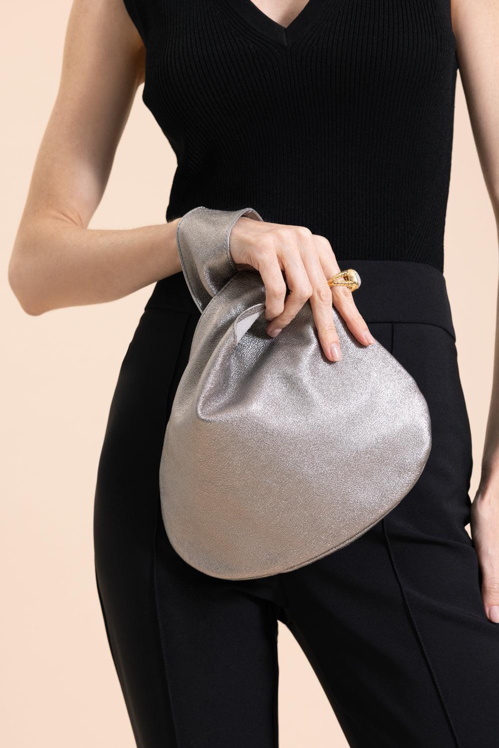 Nexus Clutch - Titanium-TITANIUM-O/S-HANDBAGCLUTCHES-MARY SMALLWOOD