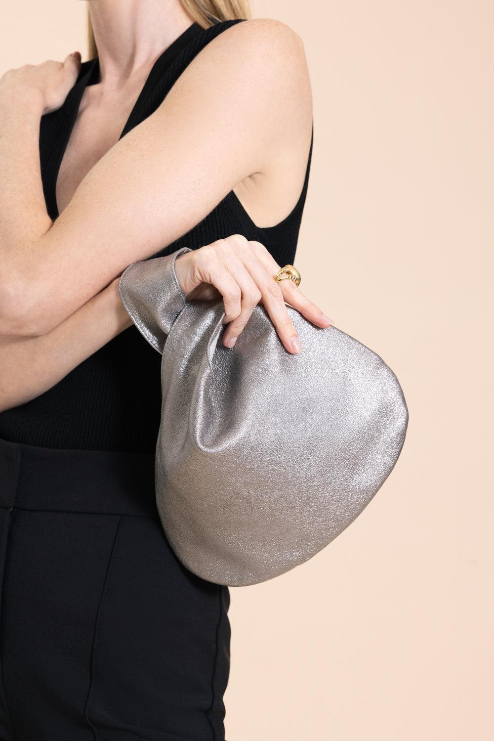 Nexus Clutch - Titanium-TITANIUM-O/S-HANDBAGCLUTCHES-MARY SMALLWOOD