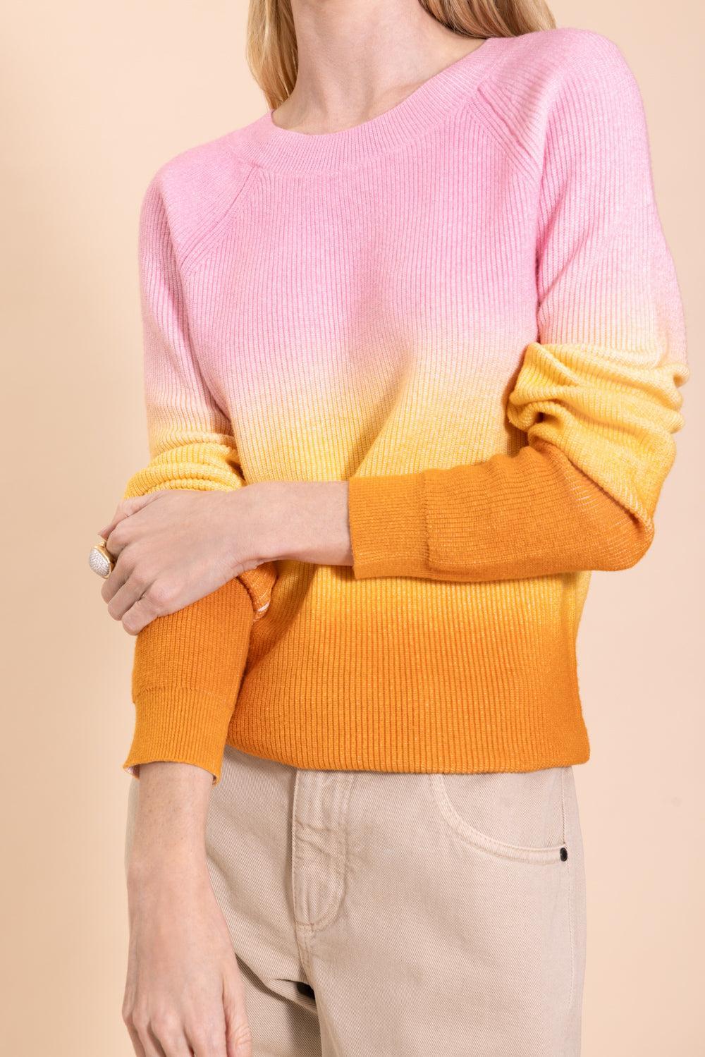 Shaker Crew Top-WARM MULTI-XS-CLOTHINGTOPKNITS-MINNIE ROSE