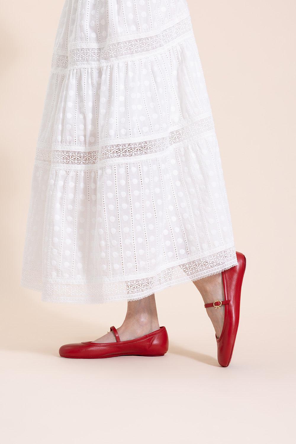 Carla Ballet Flat-TABASCO-37-SHOEFLAT SHOE-GIANVITO ROSSI