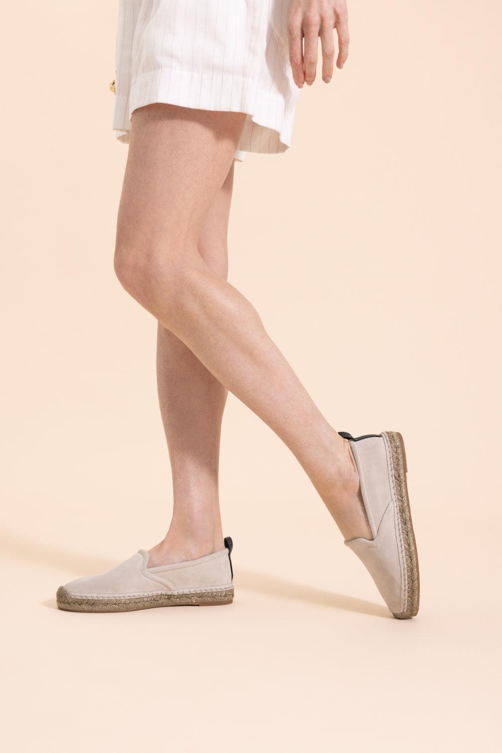 Precious Loop Espadrille Shoe-QUARZO-36-SHOEFLAT SHOE-BRUNELLO CUCINELLI