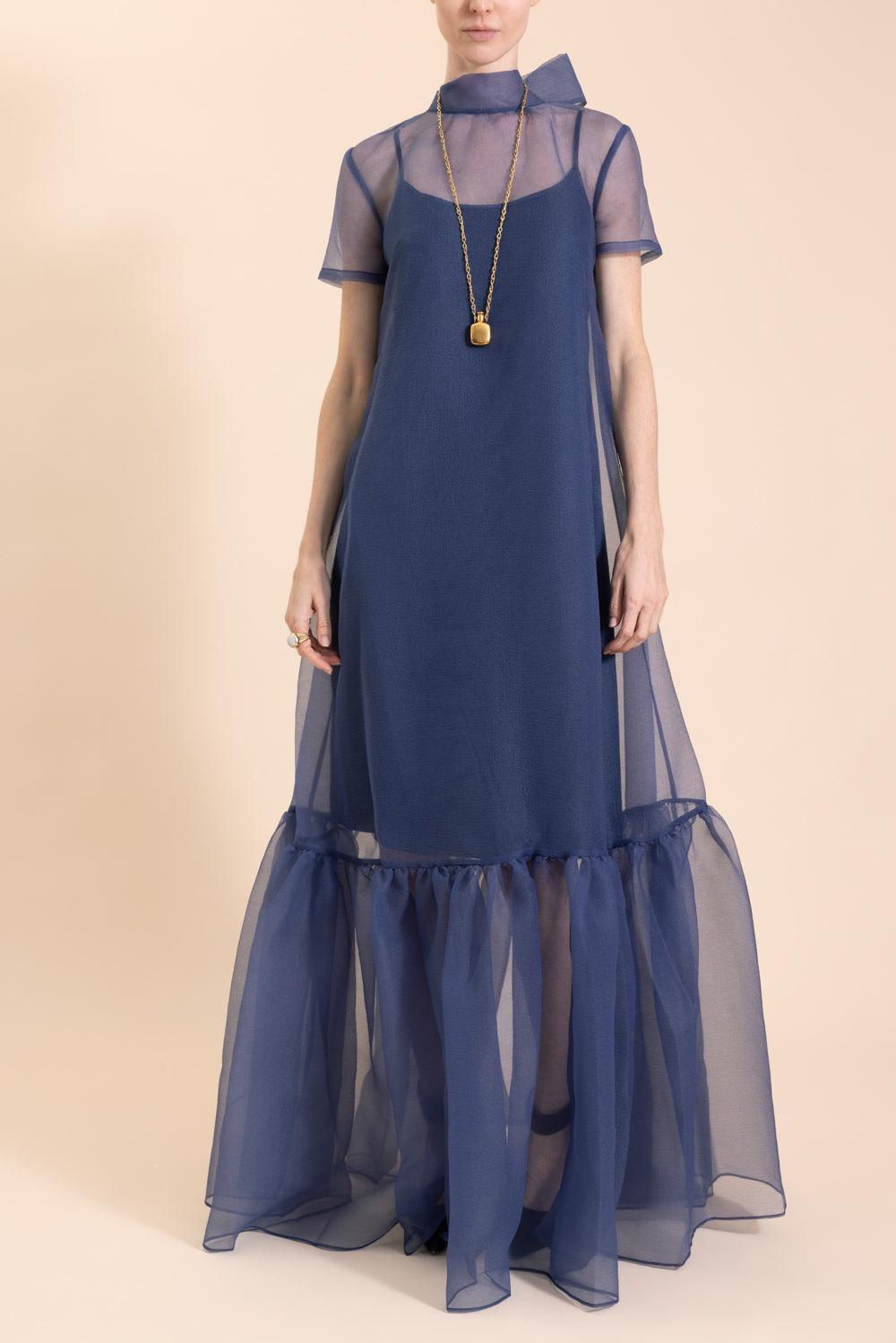 Calluna Dress-NAVY-XS-CLOTHINGDRESSCOCKTAIL-STAUD