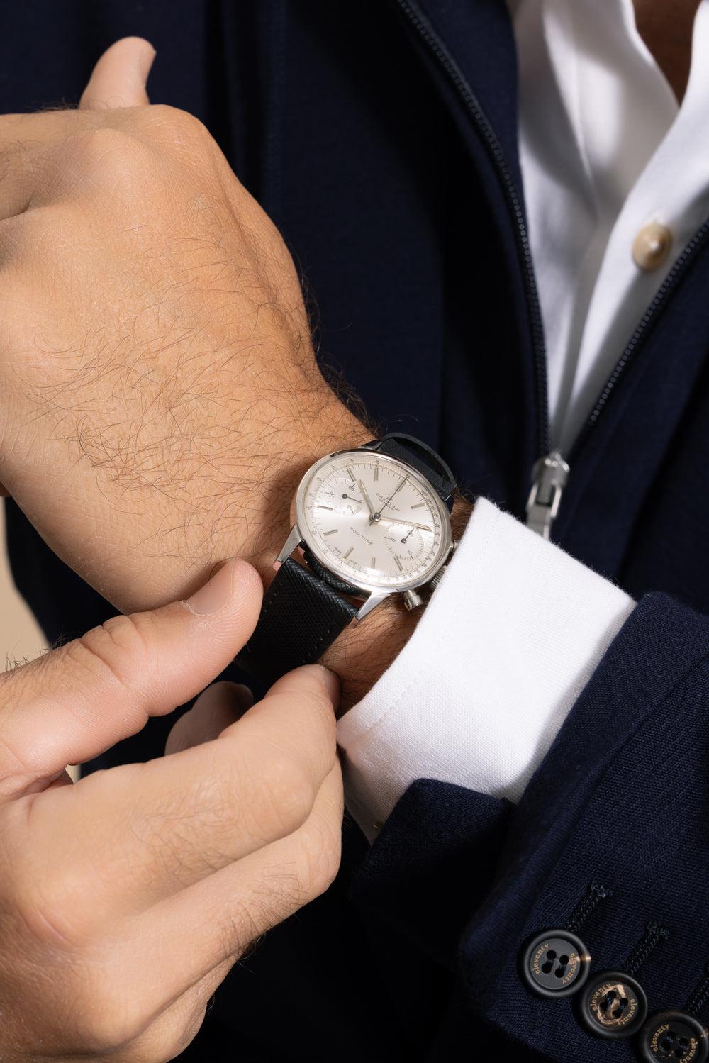 Breitling Top Time Watch-SILVER-36MM-JEWELRYFINE JEWELWATCH-BREITLING