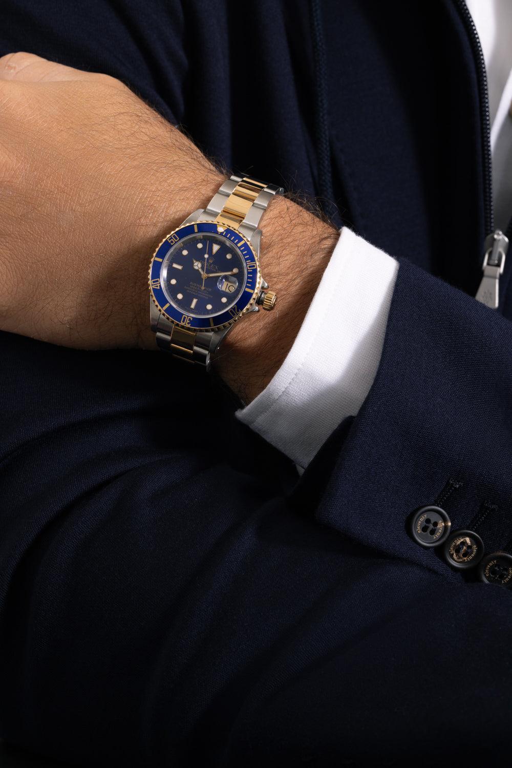 Rolex Submariner Date Watch-YELLOW GOLD-40MM-JEWELRYFINE JEWELWATCH-ROLEX