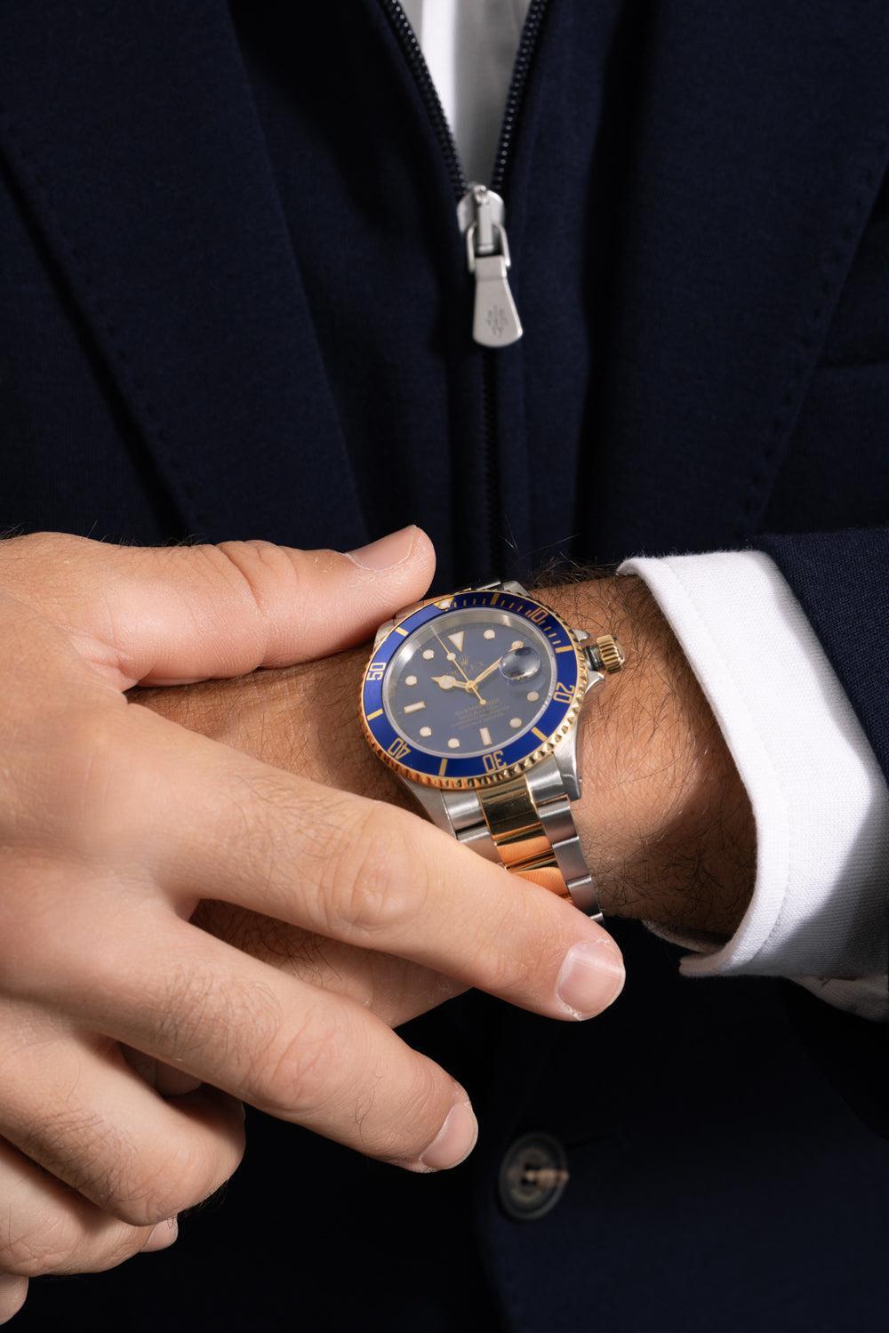 Rolex Submariner Date Watch-YELLOW GOLD-40MM-JEWELRYFINE JEWELWATCH-ROLEX