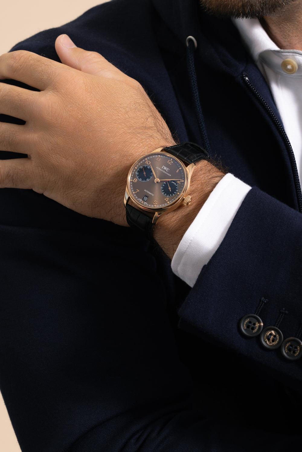 IWC Schaffhausen Automatic Watch-YELLOW GOLD-42MM-JEWELRYFINE JEWELWATCH-IWC SCHAFFHAUSEN