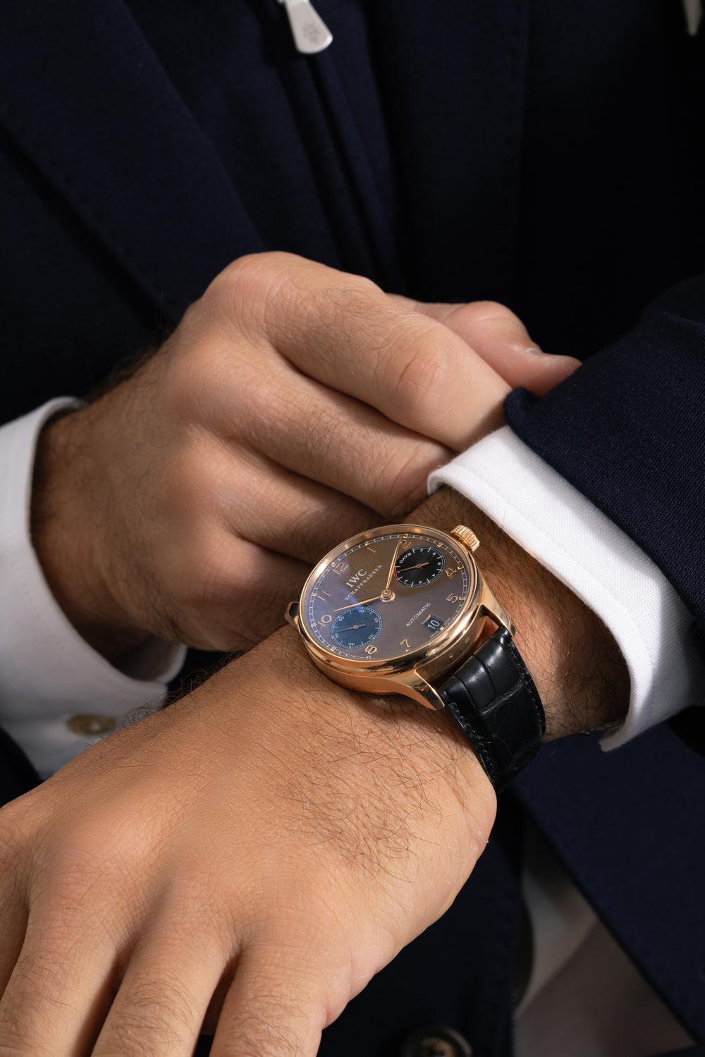 IWC Schaffhausen Automatic Watch-YELLOW GOLD-42MM-JEWELRYFINE JEWELWATCH-IWC SCHAFFHAUSEN