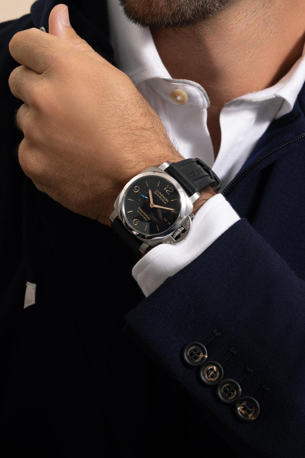 Panerai Luminor Marina Watch-SILVER-44MM-JEWELRYFINE JEWELWATCH-PANERAI