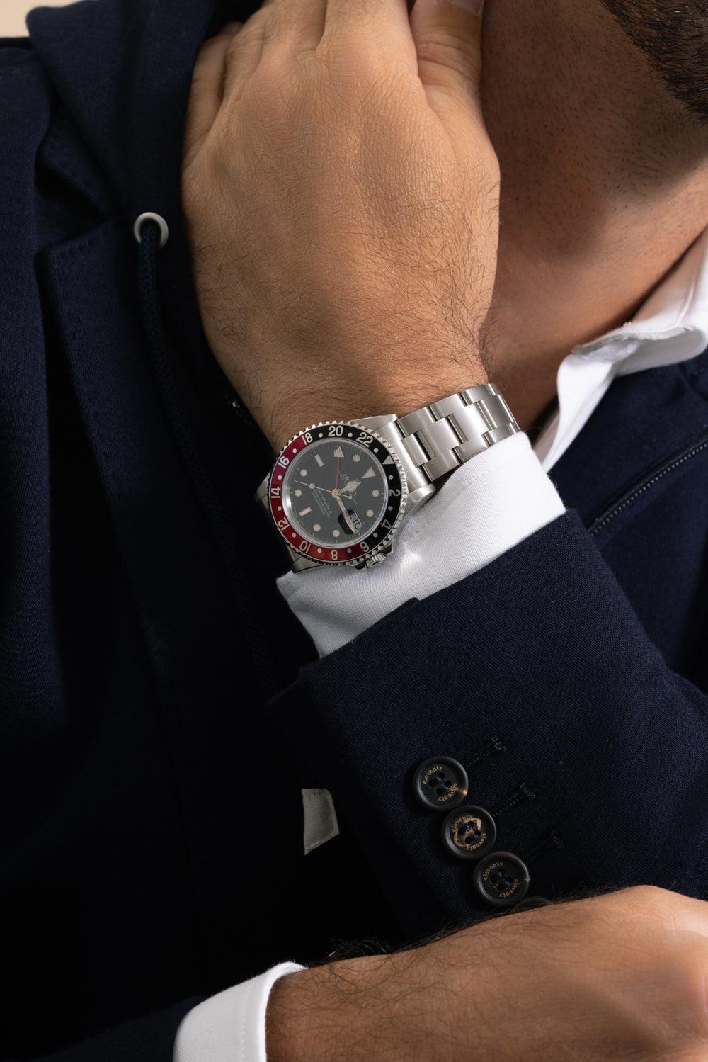 Rolex GMT Master II Watch-SILVER-40MM-JEWELRYFINE JEWELWATCH-ROLEX
