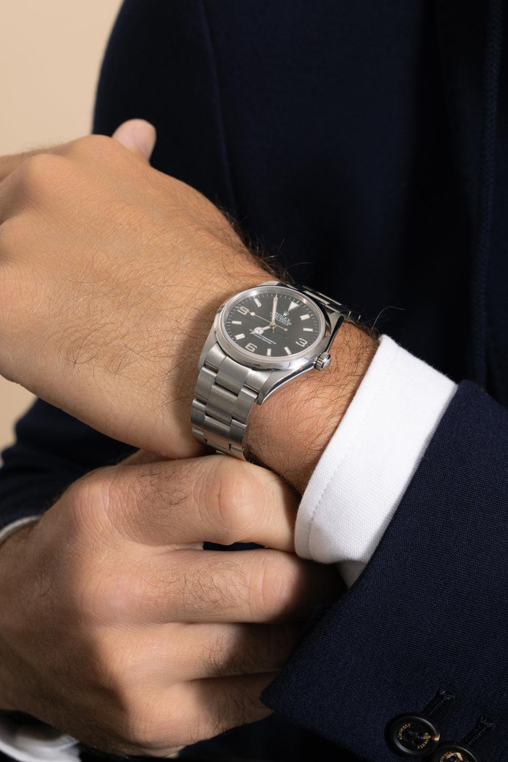Rolex Explorer Watch-SILVER-36MM-JEWELRYFINE JEWELWATCH-ROLEX