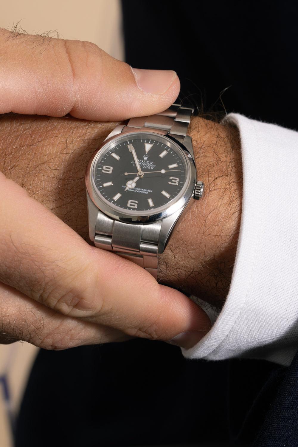 Rolex Explorer Watch-SILVER-36MM-JEWELRYFINE JEWELWATCH-ROLEX