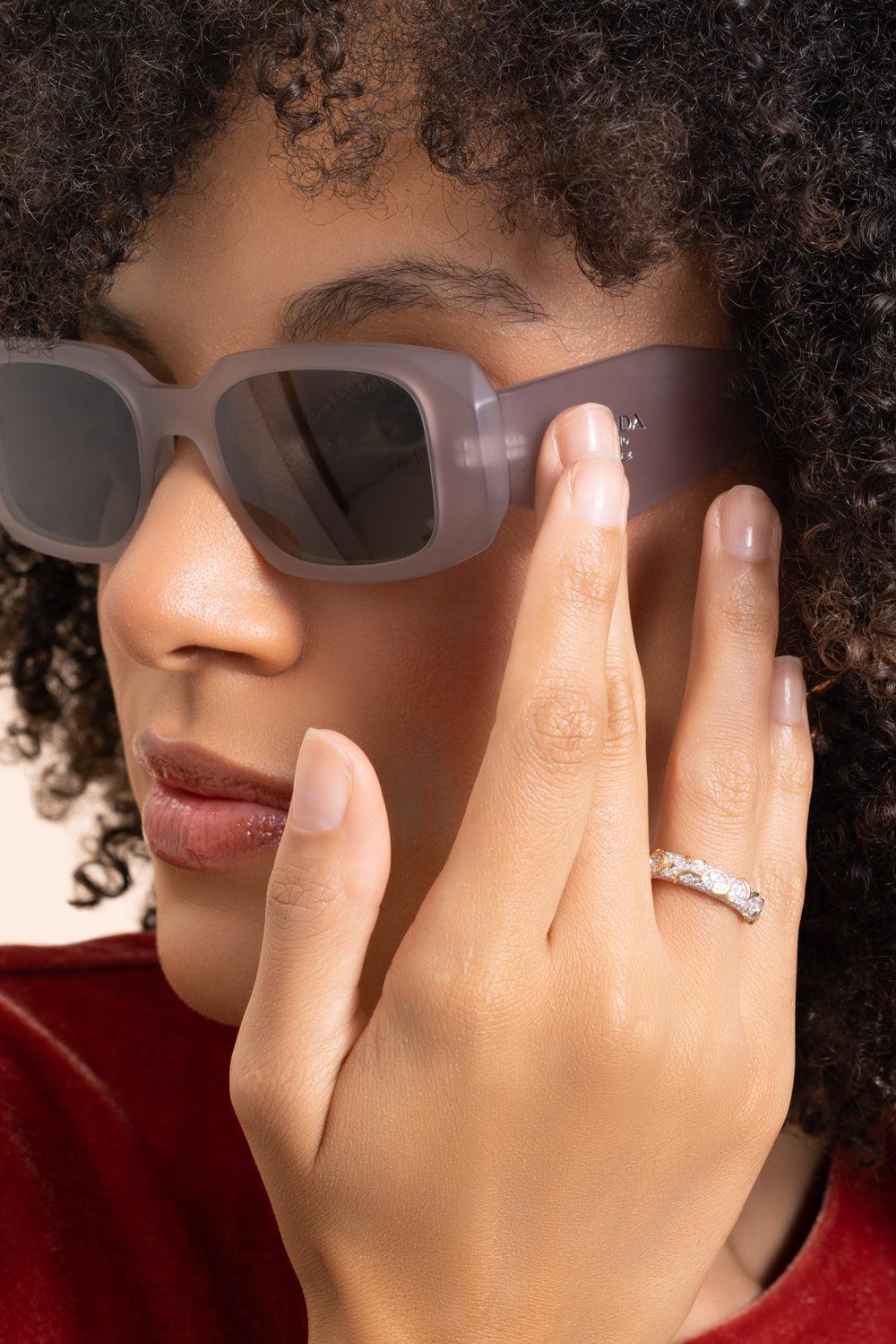 Modern Square Sunglasses-FRSTDTOR-ACCESSORIESUNGLASSES-PRADA