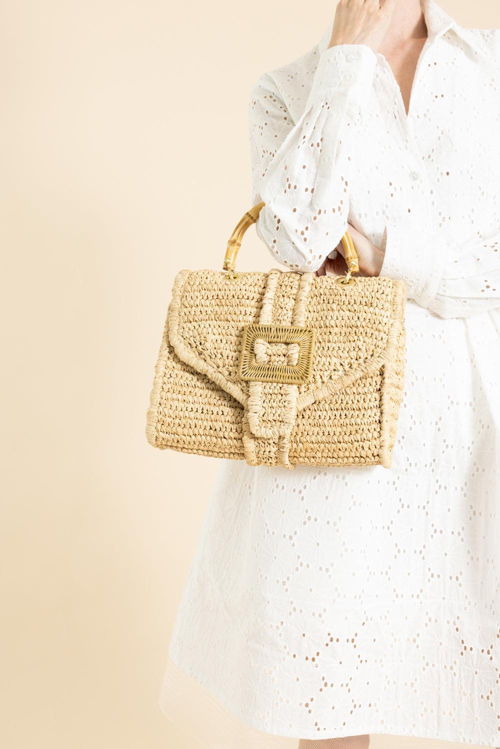 The Avis-BROWN-HANDBAGTOP HANDLE-PAMELA MUNSON