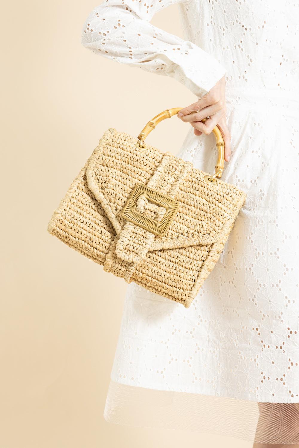 The Avis-BROWN-HANDBAGTOP HANDLE-PAMELA MUNSON