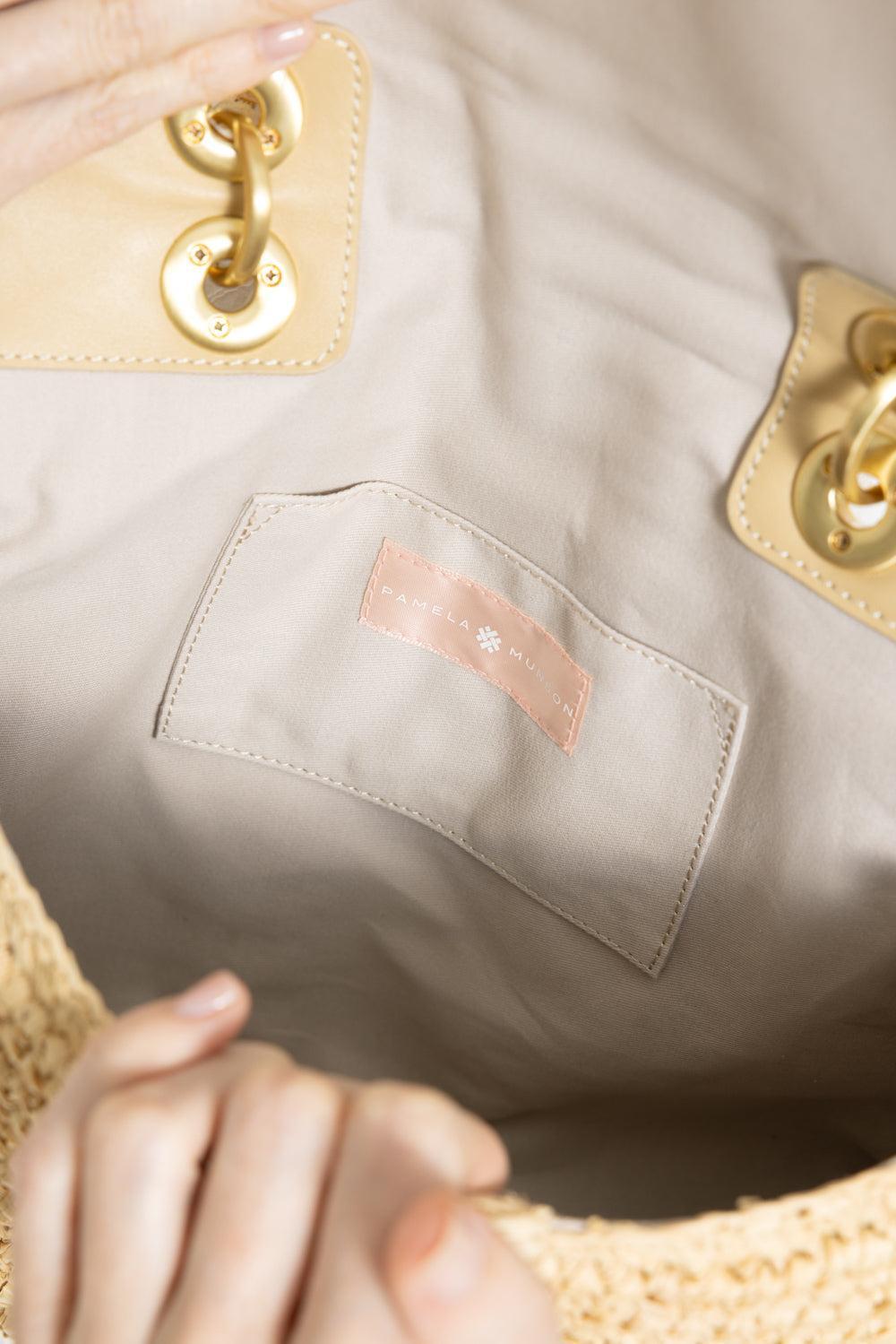 The Avis-BROWN-HANDBAGTOP HANDLE-PAMELA MUNSON