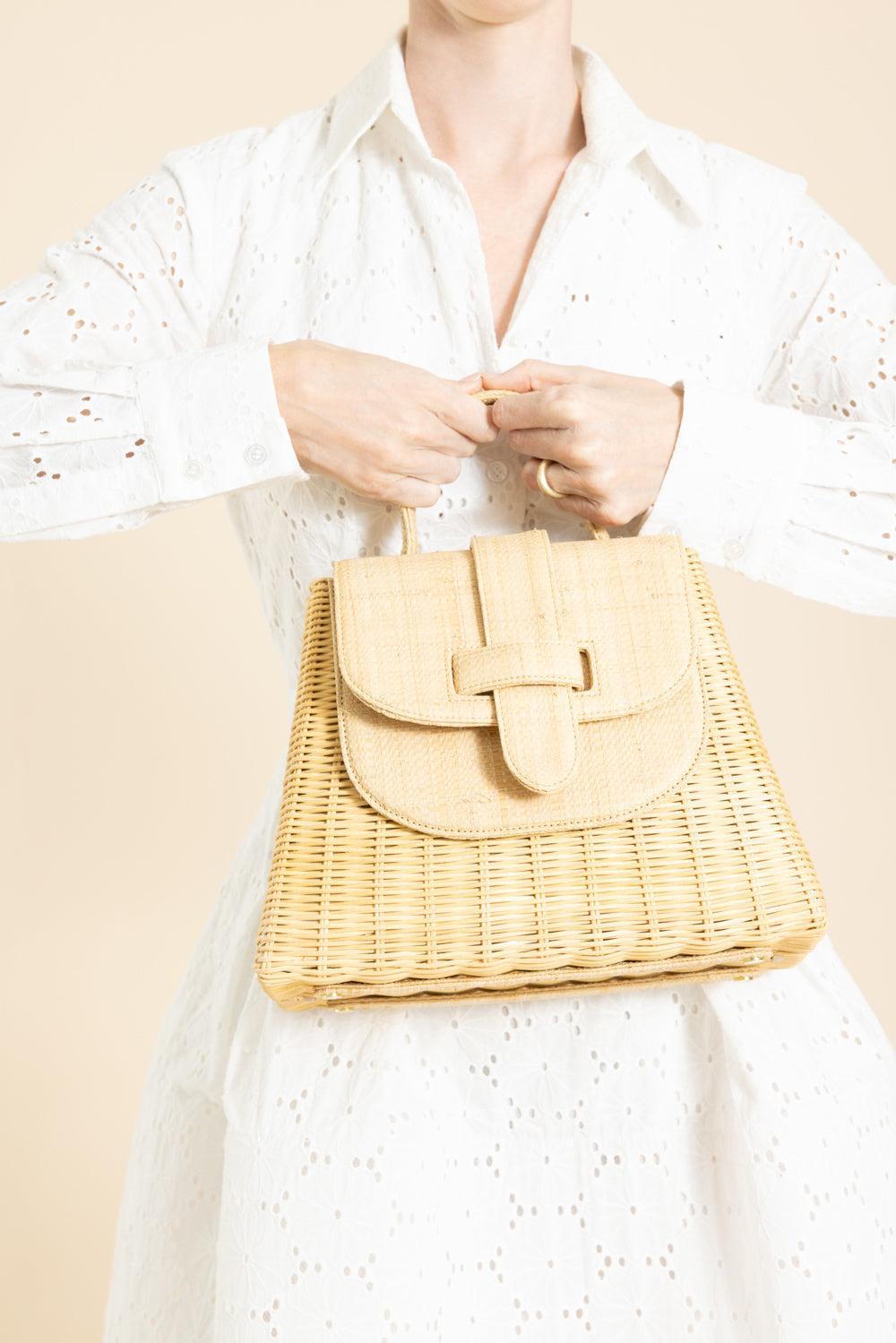 The Lady Bag-BROWN-HANDBAGTOP HANDLE-PAMELA MUNSON