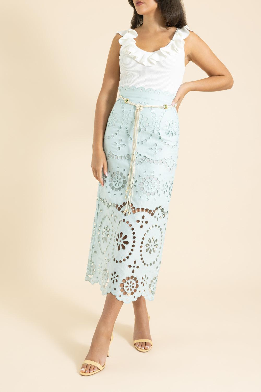 Awaken Frill Top-WHITE-0-CLOTHINGTOPTANK-ZIMMERMANN