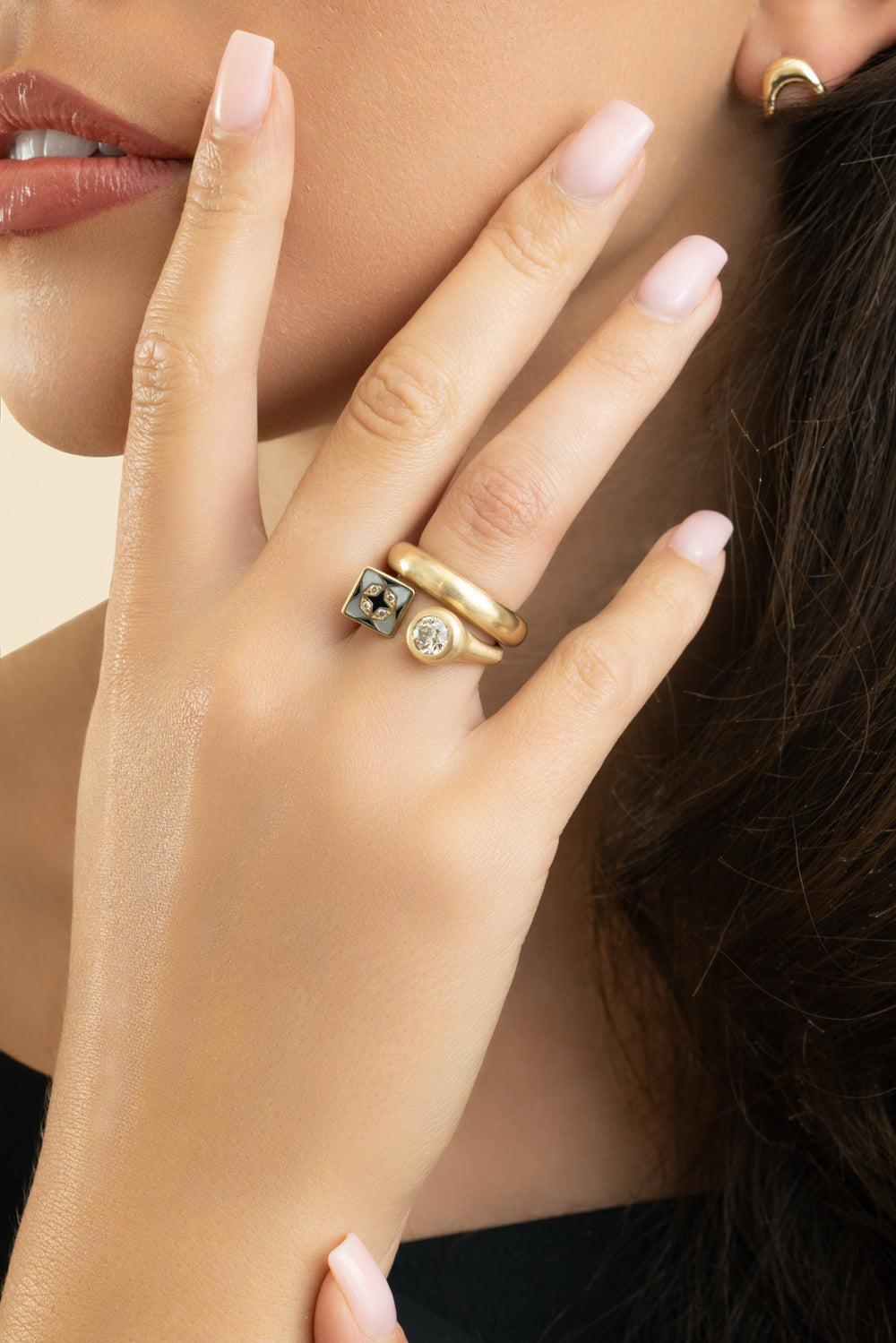 Sadaf Ring-YELLOW GOLD-5.5-JEWELRYFINE JEWELRING-ZAHN-Z